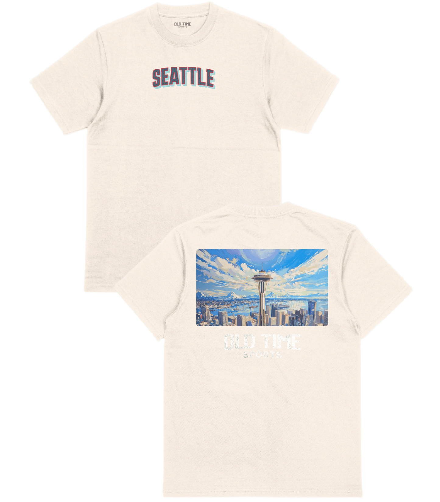 Seattle Hockey Cityscape T-Shirt - Old Time Sports