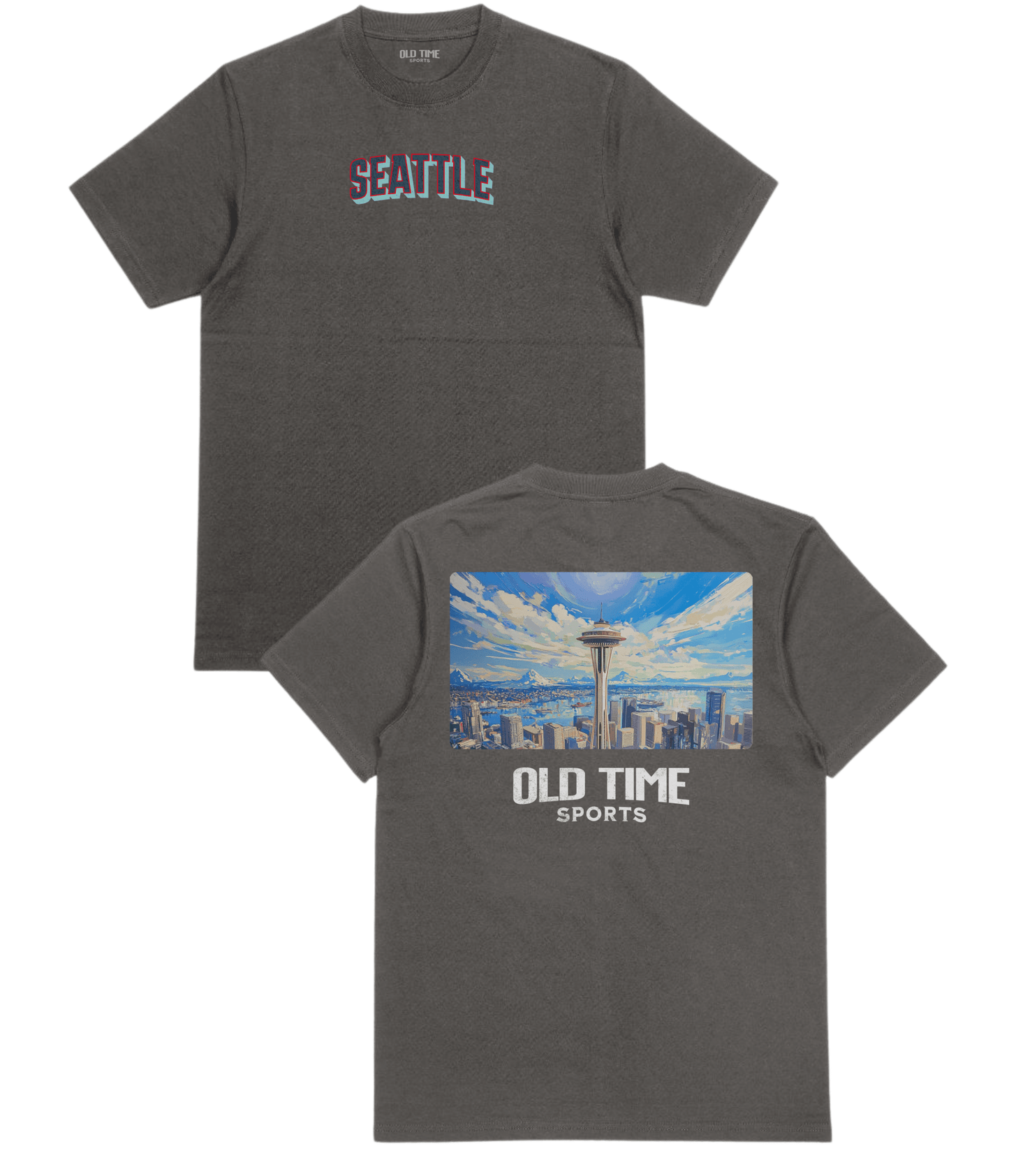 Seattle Hockey Cityscape T-Shirt - Old Time Sports