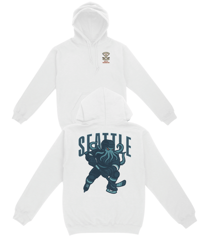 Seattle Hockey v1 Basic Hoodie - Old Time Sports
