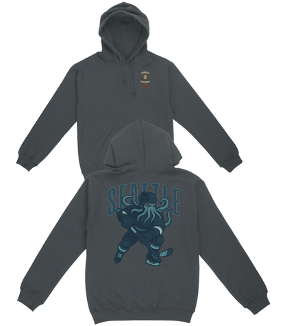 Seattle Hockey v1 Basic Hoodie - Old Time Sports