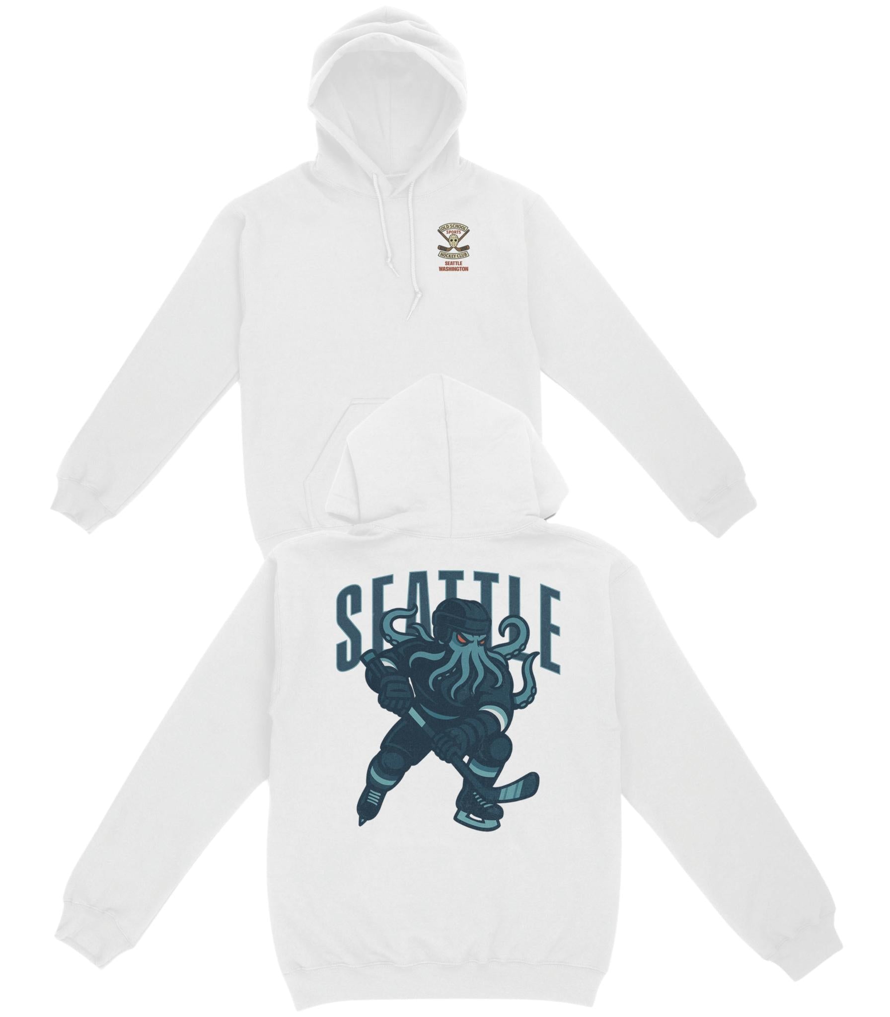 Seattle Hockey v1 Basic Hoodie