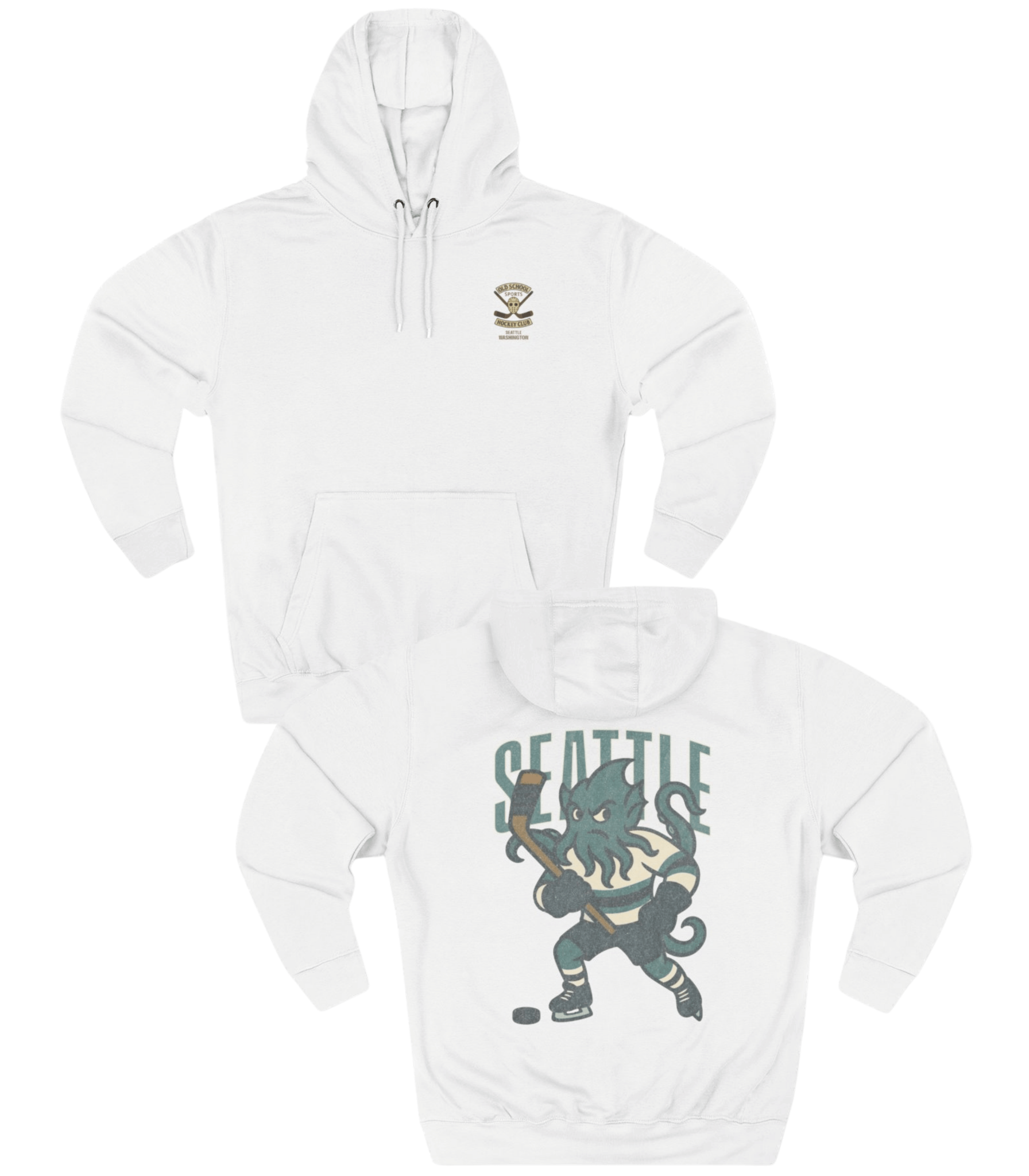 Seattle Hockey v2 Hoodie - Old Time Sports