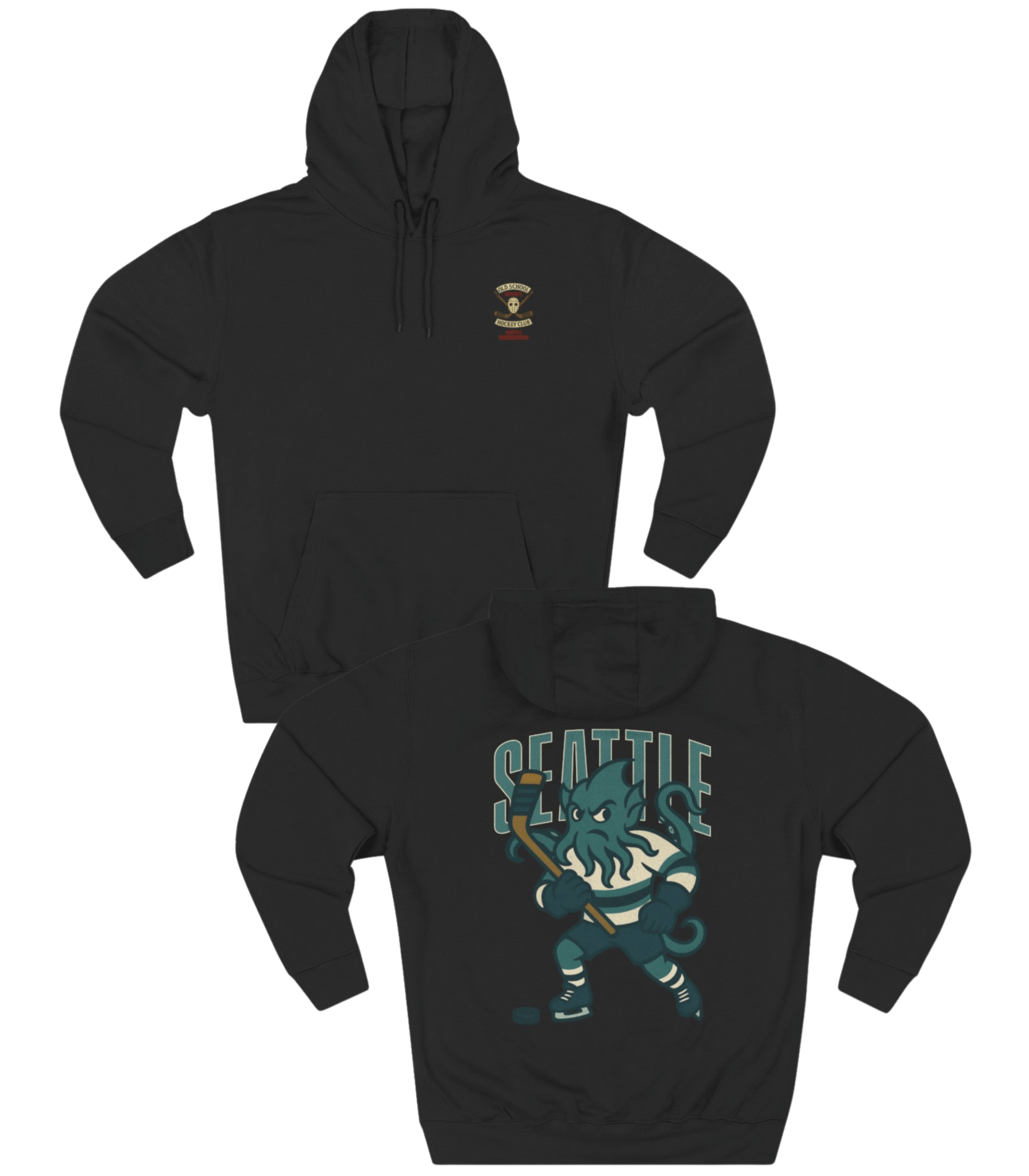 Seattle Hockey v2 Hoodie - Old Time Sports
