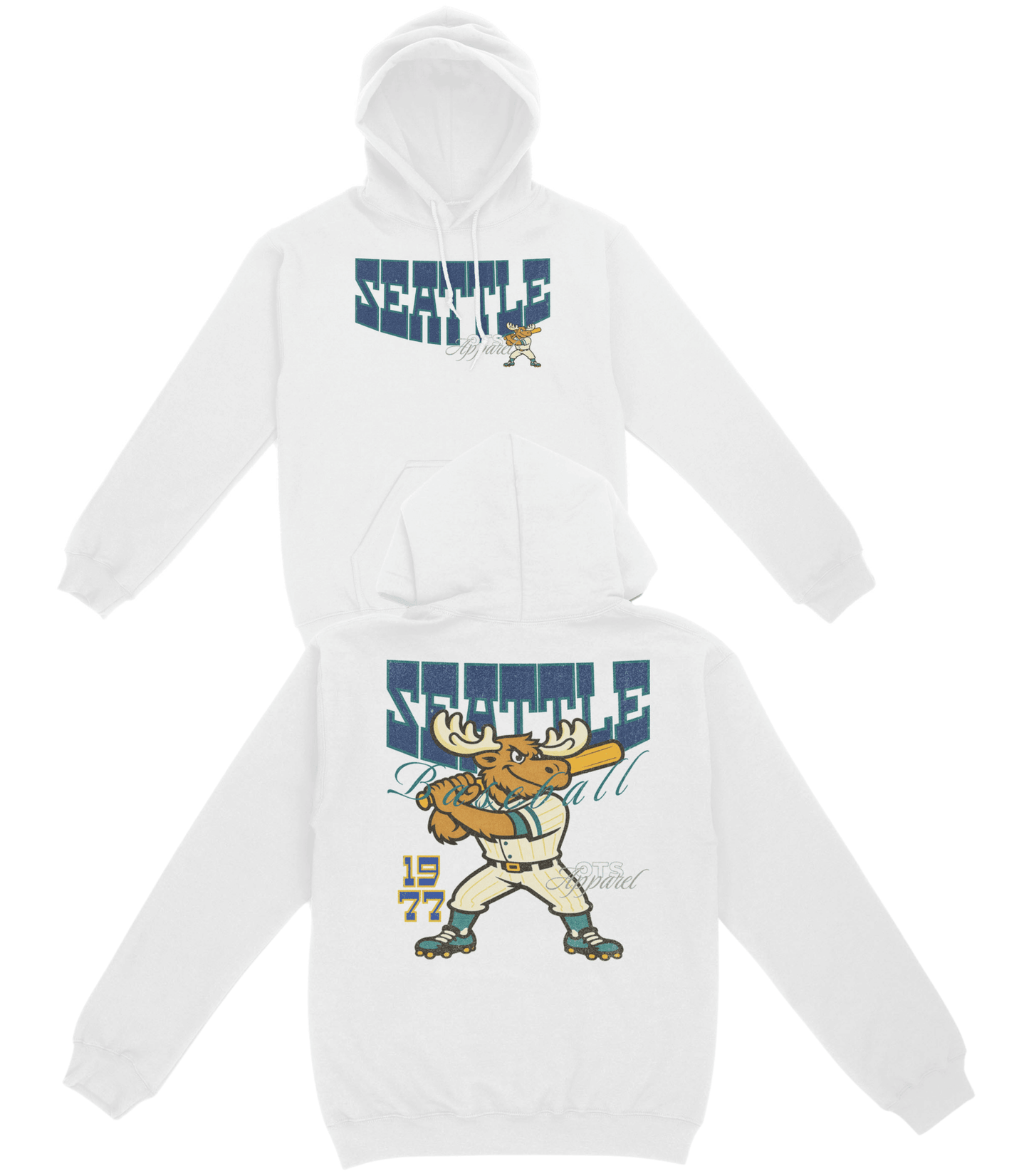 Seattle Since 1977 Basic Hoodie - Old Time Sports