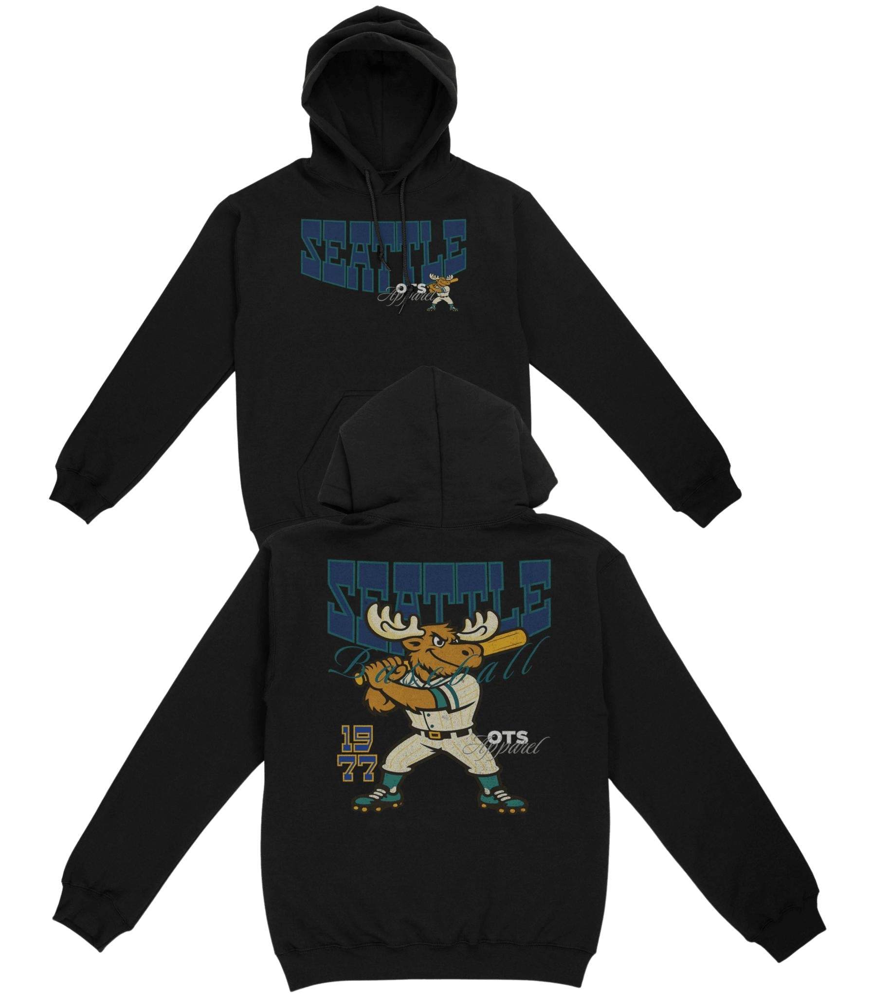 Seattle Since 1977 Basic Hoodie - Old Time Sports