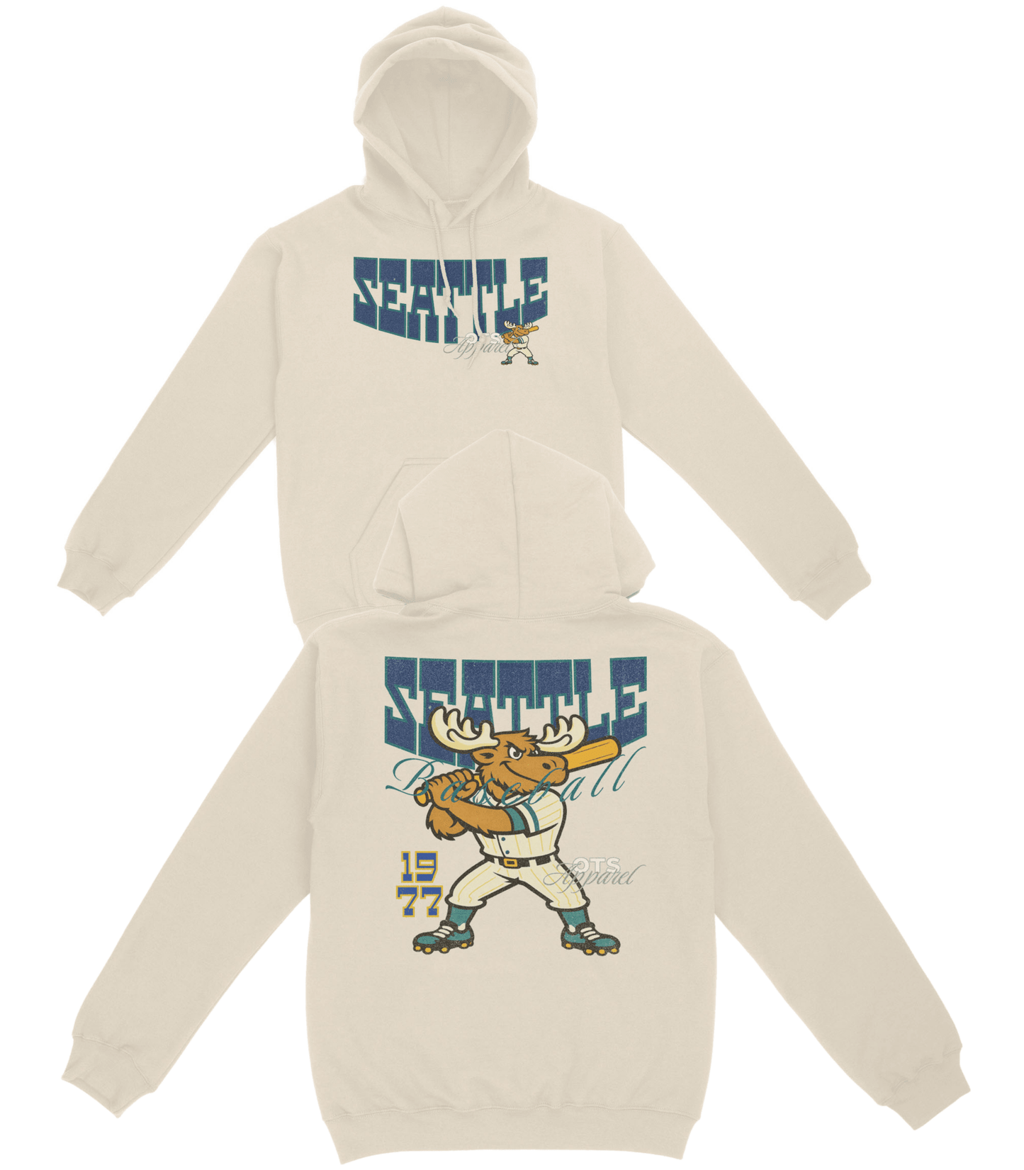 Seattle Since 1977 Basic Hoodie - Old Time Sports