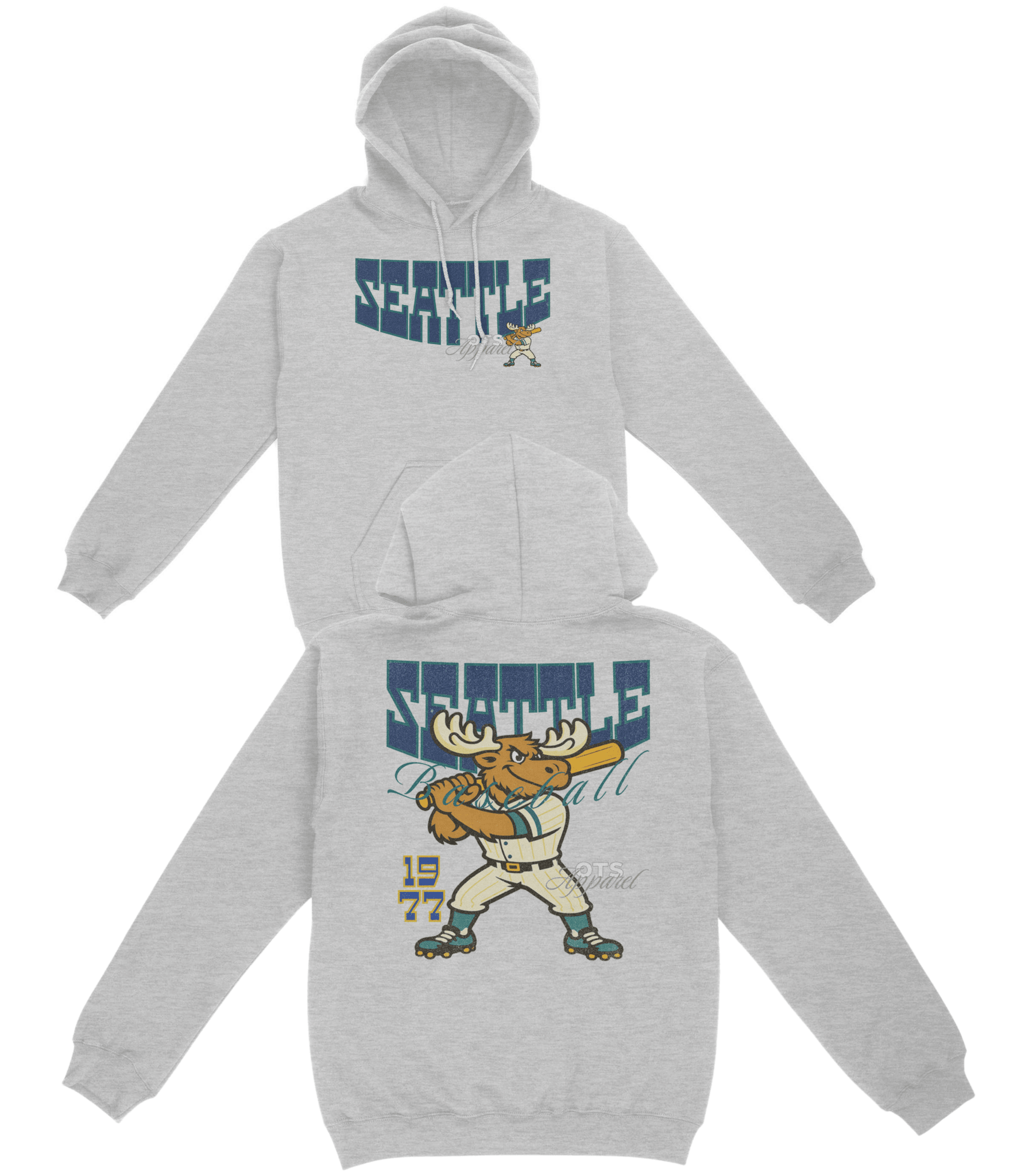 Seattle Since 1977 Basic Hoodie - Old Time Sports