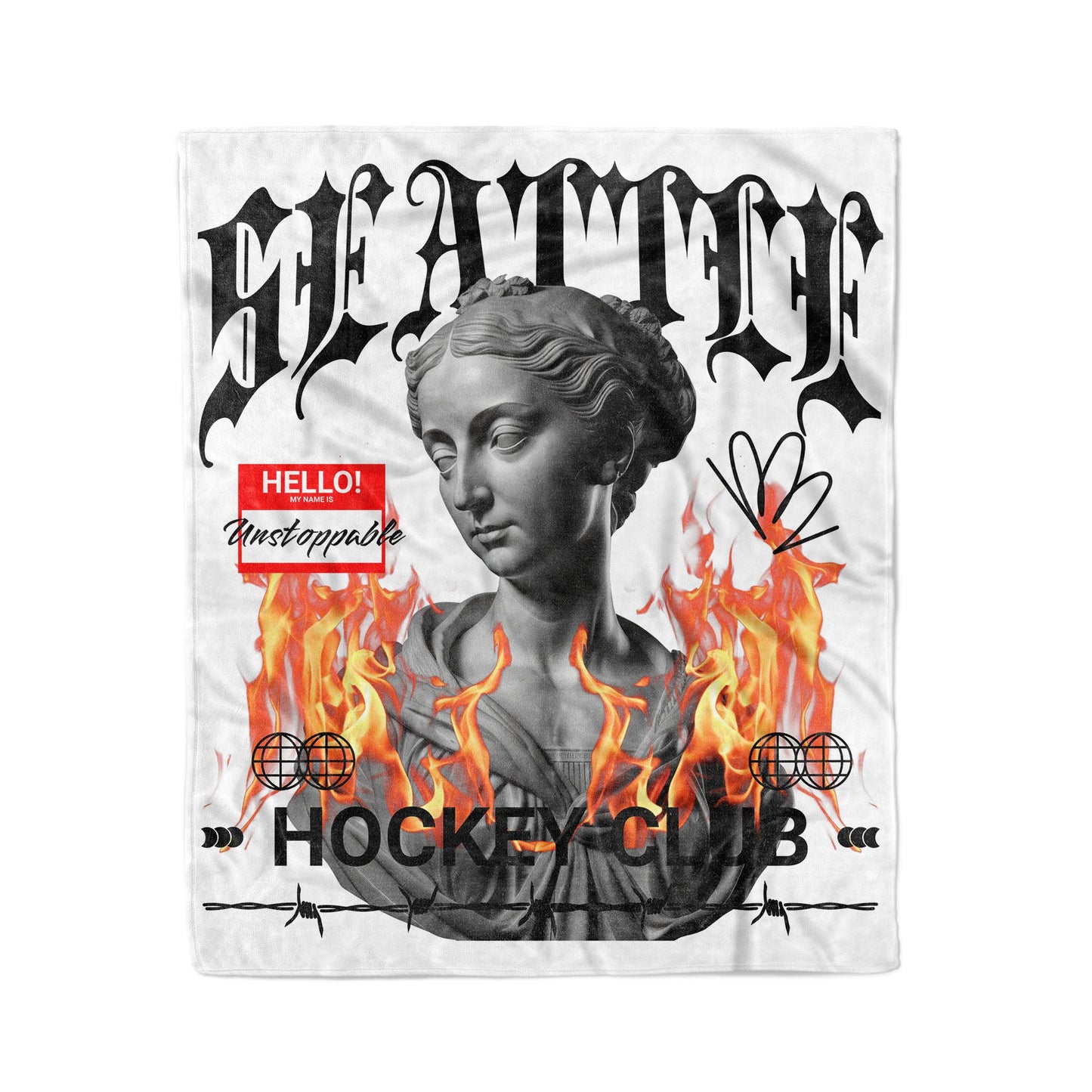 Seattle Women's HC 50x60in Fleece Blanket - Old Time Sports