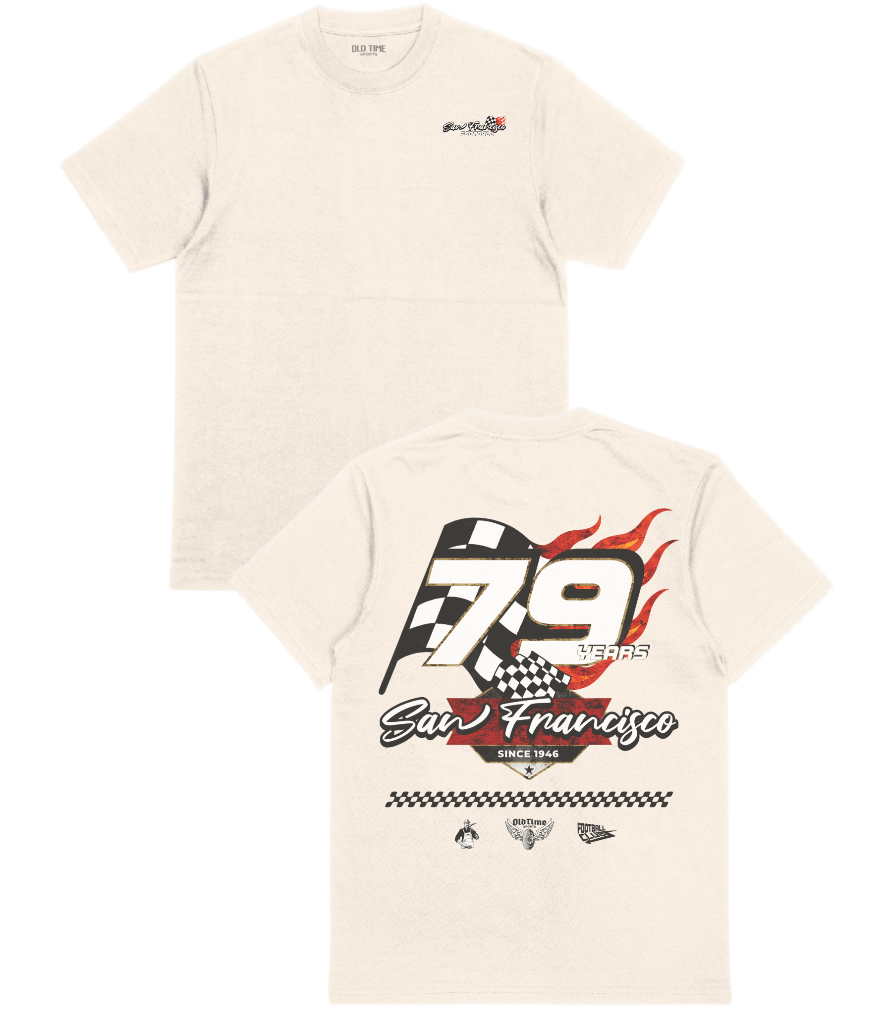 SF Football T-Shirt - Old Time Sports