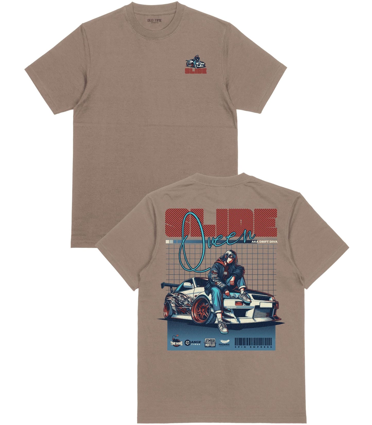 Slide Queen T-Shirt - Old Time Sports