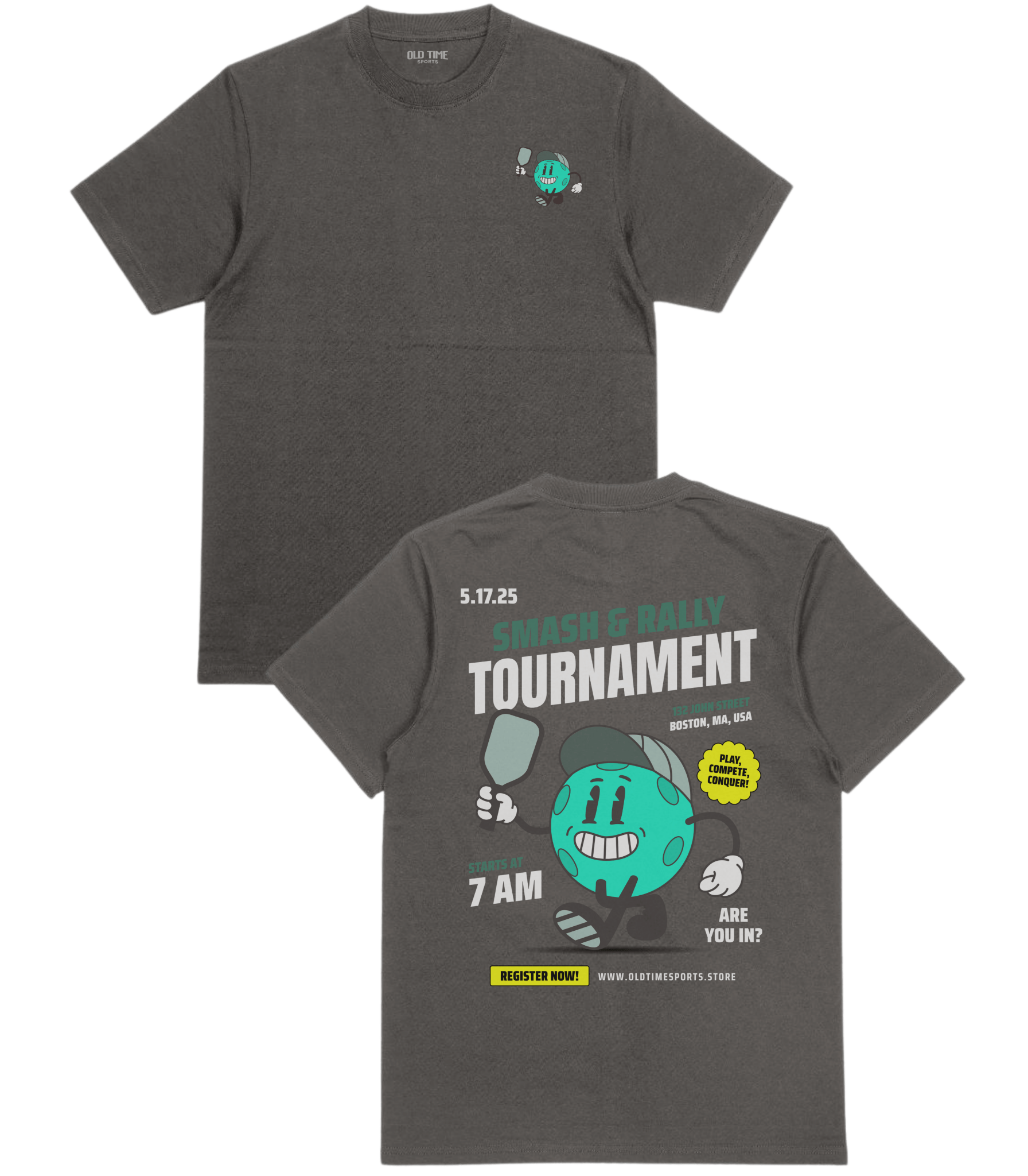 Smash & Rally T-Shirt - Old Time Sports