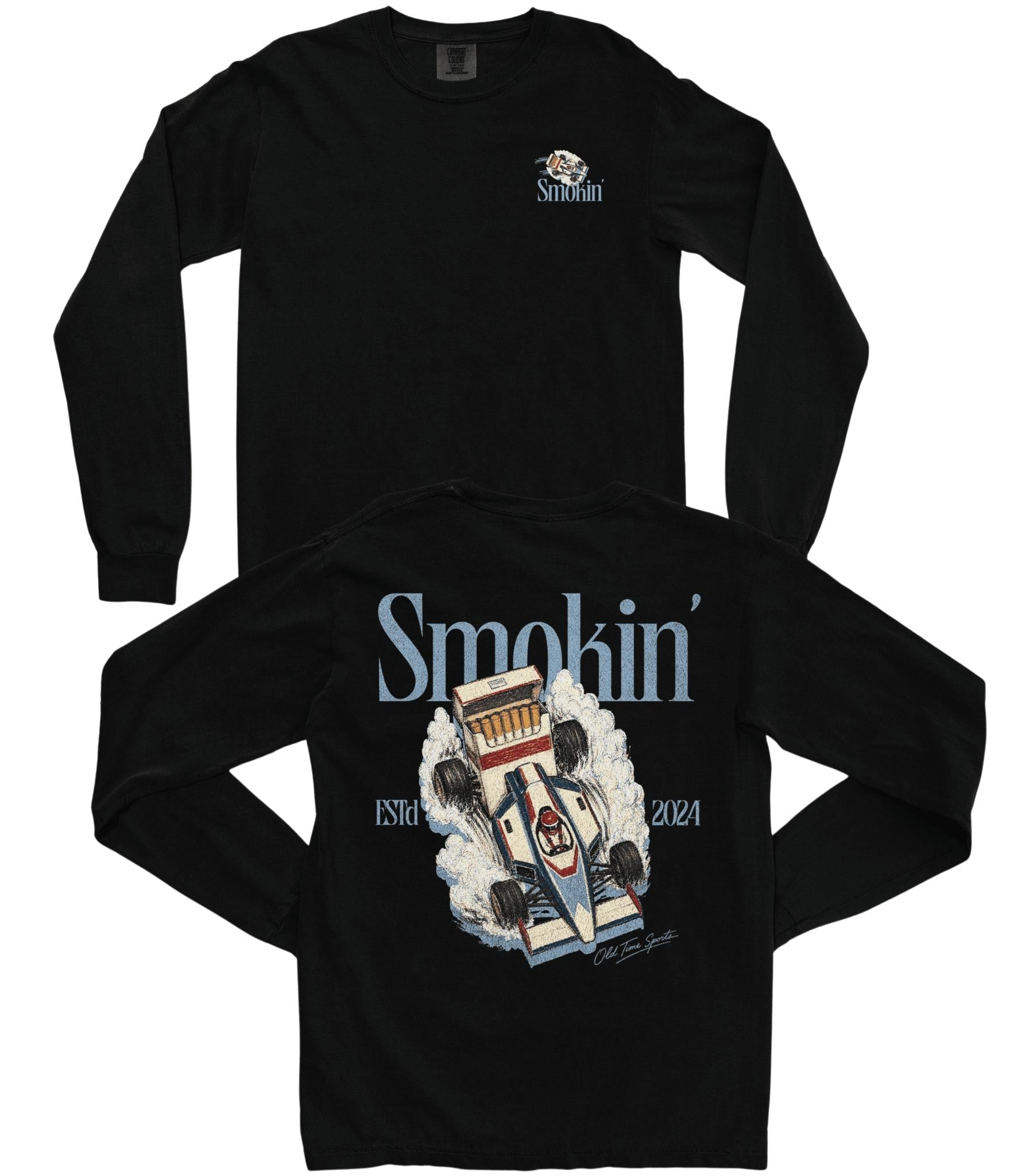Smokin' Long-Sleeve Tee - Old Time Sports