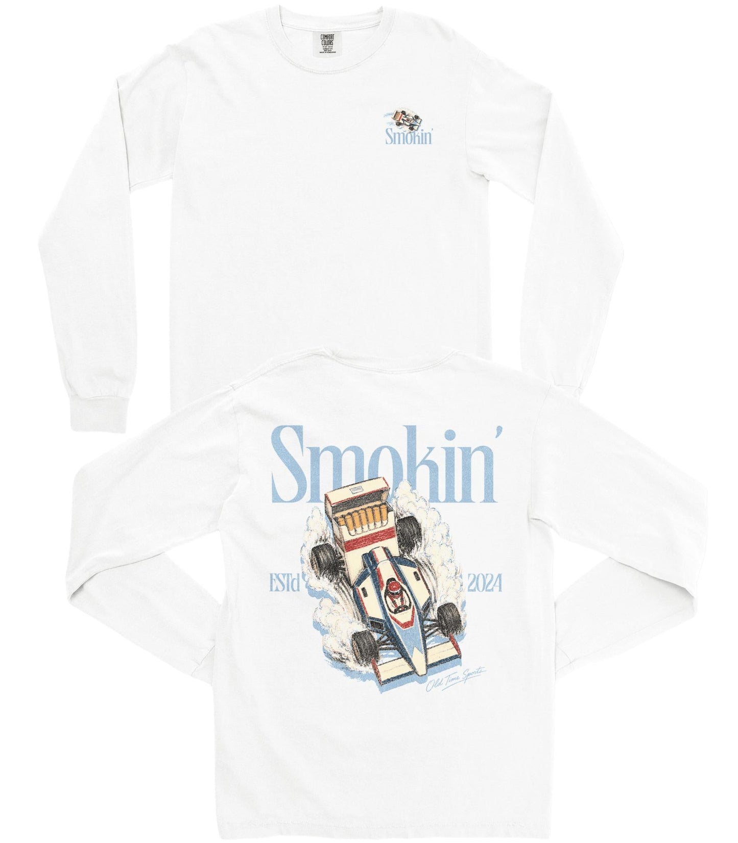 Smokin' Long-Sleeve Tee - Old Time Sports