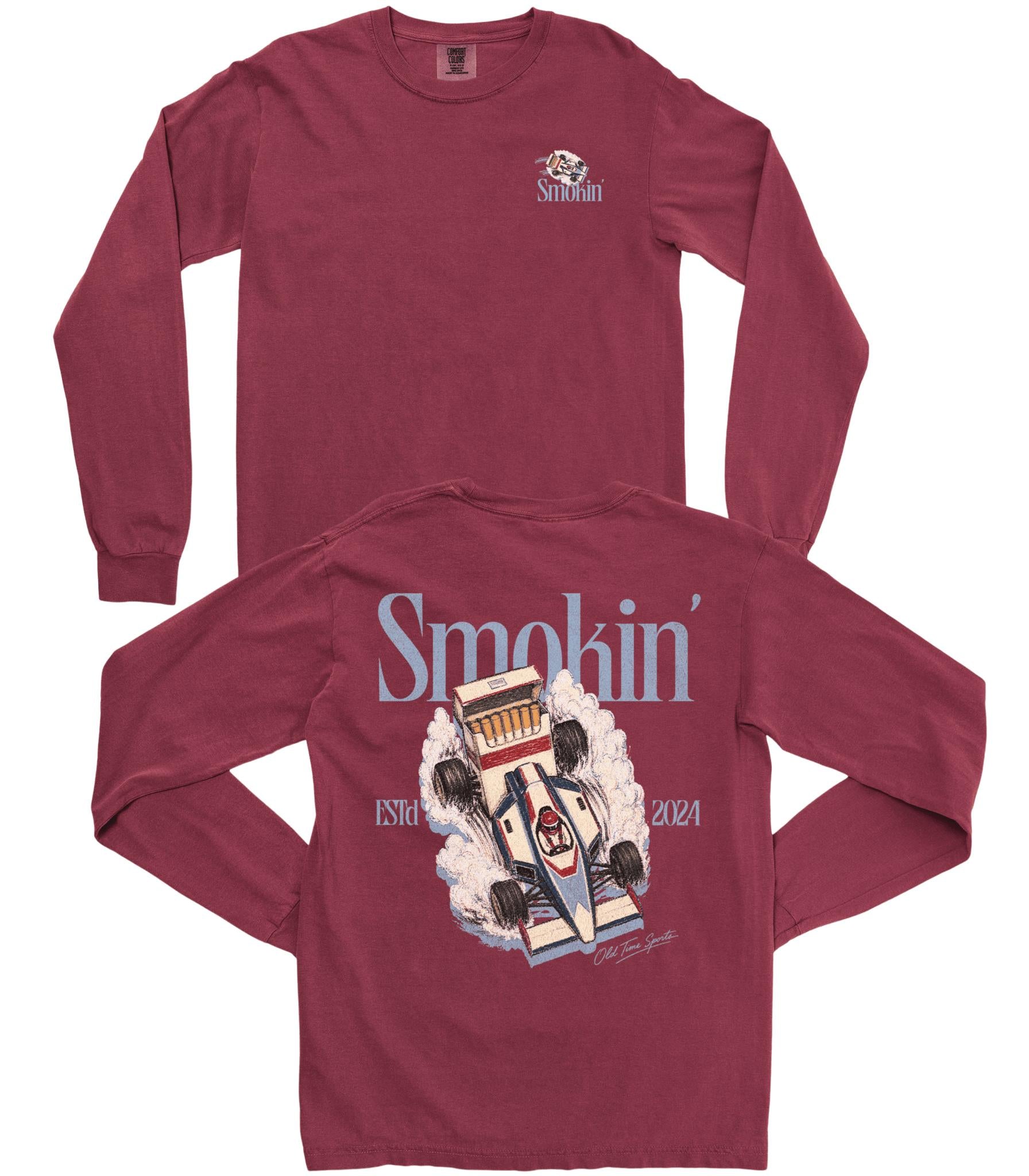 Smokin' Long-Sleeve Tee - Old Time Sports