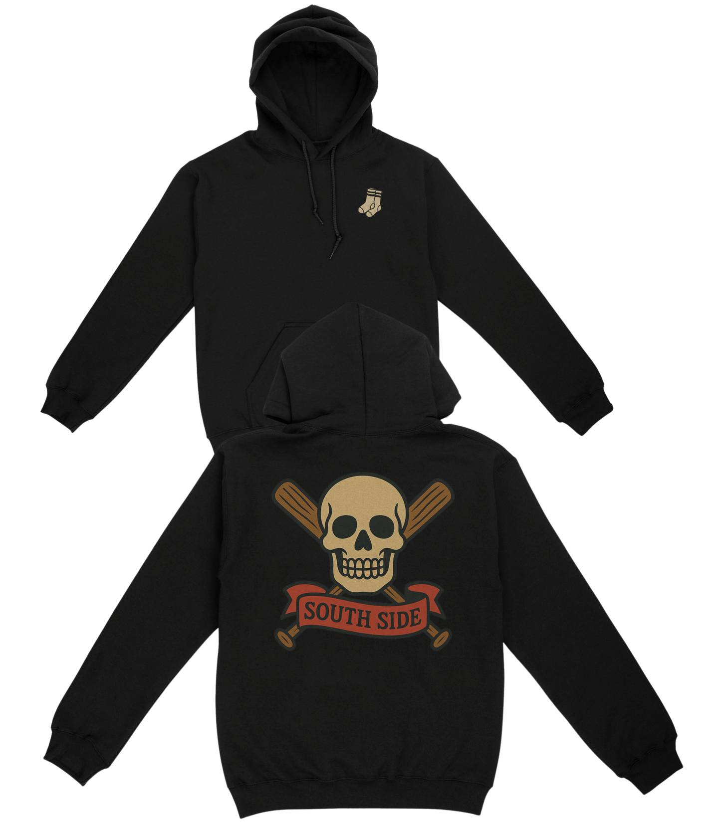 South Side Baseball v2 Basic Hoodie - Old Time Sports