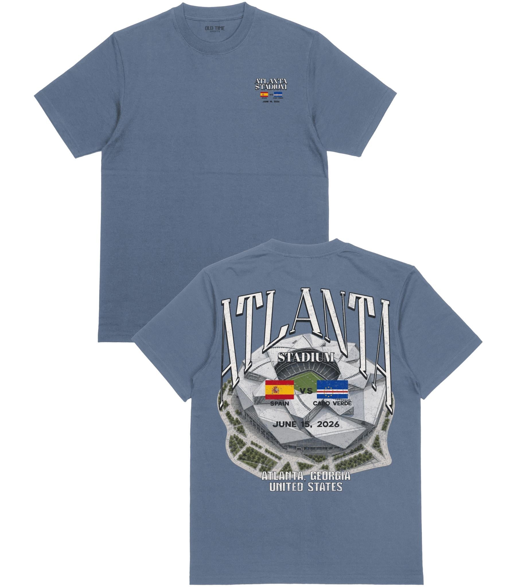 Spain vs. Cabo Verde T-Shirt - Old Time Sports