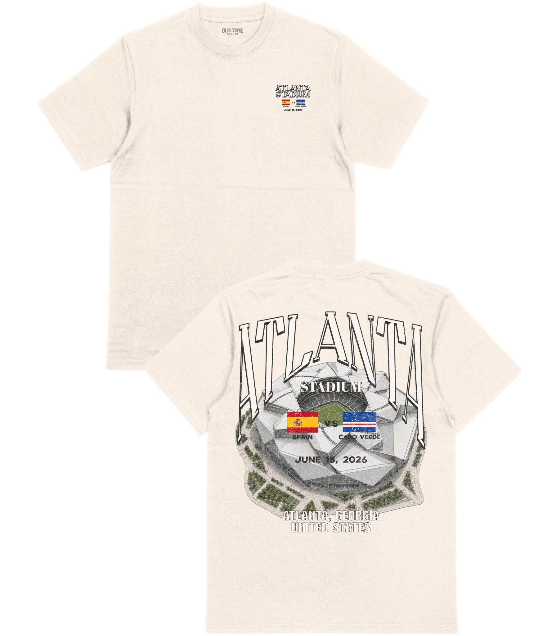 Spain vs. Cabo Verde T-Shirt - Old Time Sports