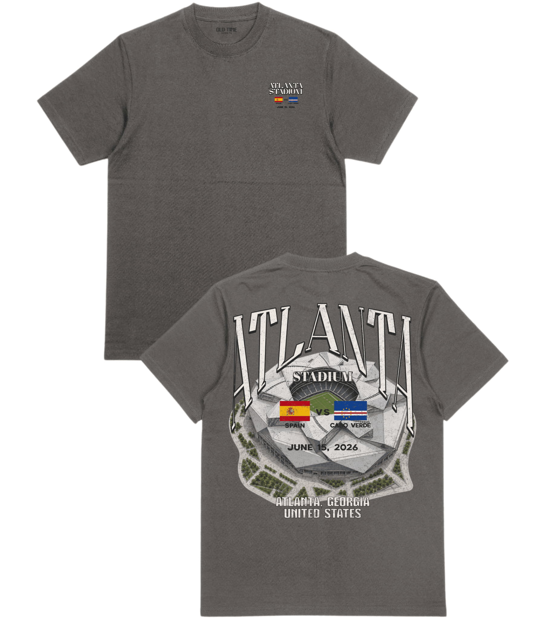 Spain vs. Cabo Verde T-Shirt - Old Time Sports