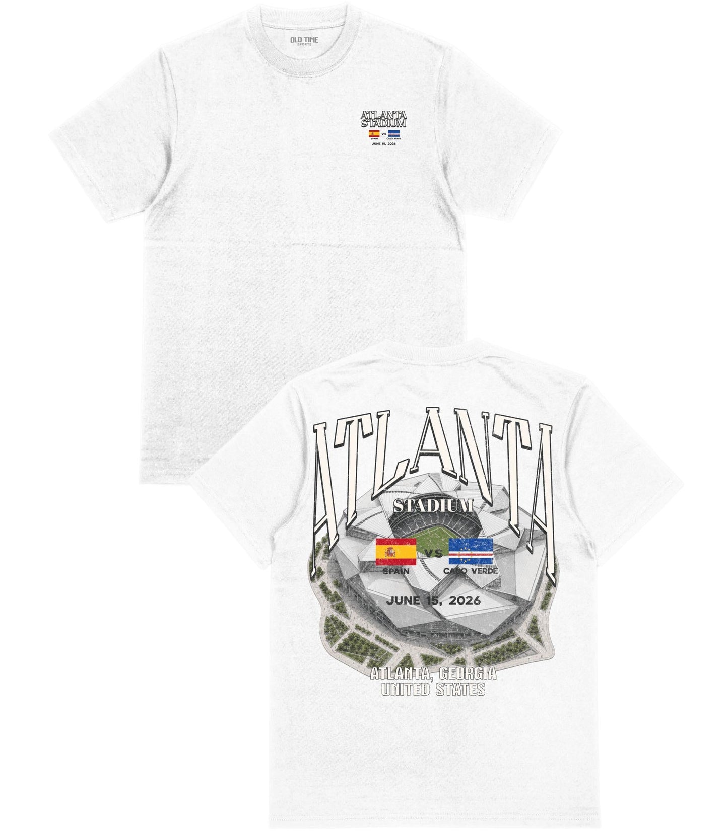 Spain vs. Cabo Verde T-Shirt - Old Time Sports