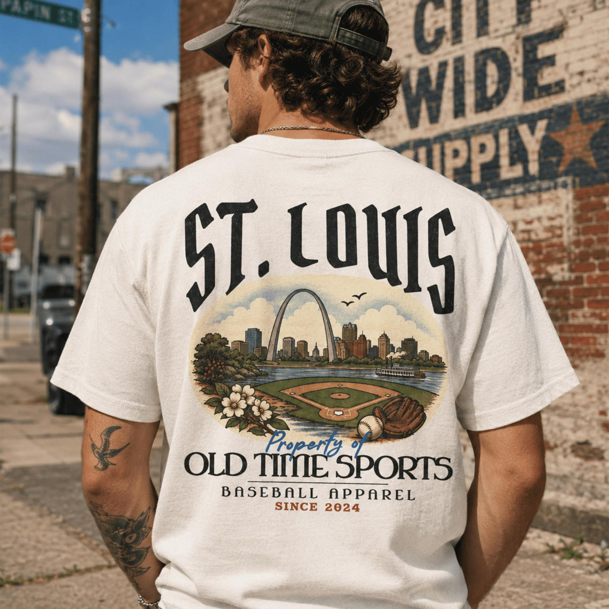 St. Louis Baseball T-Shirt - Old Time Sports