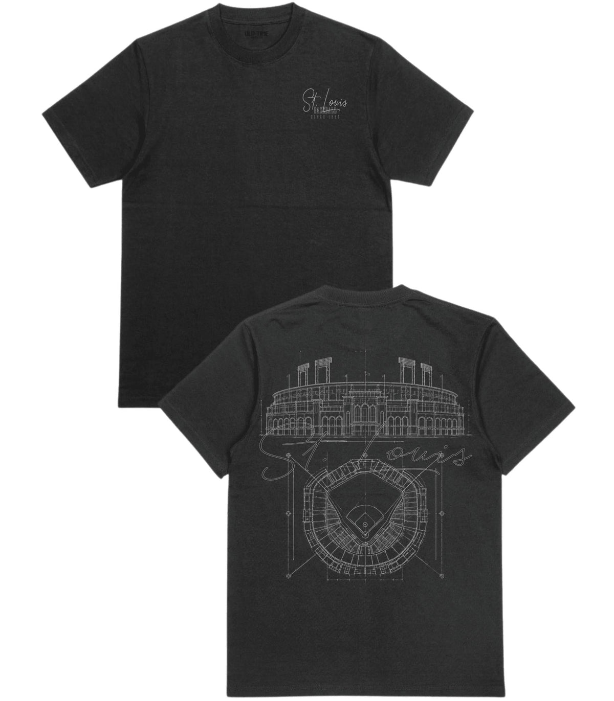 St. Louis Blueprints T-Shirt - Old Time Sports