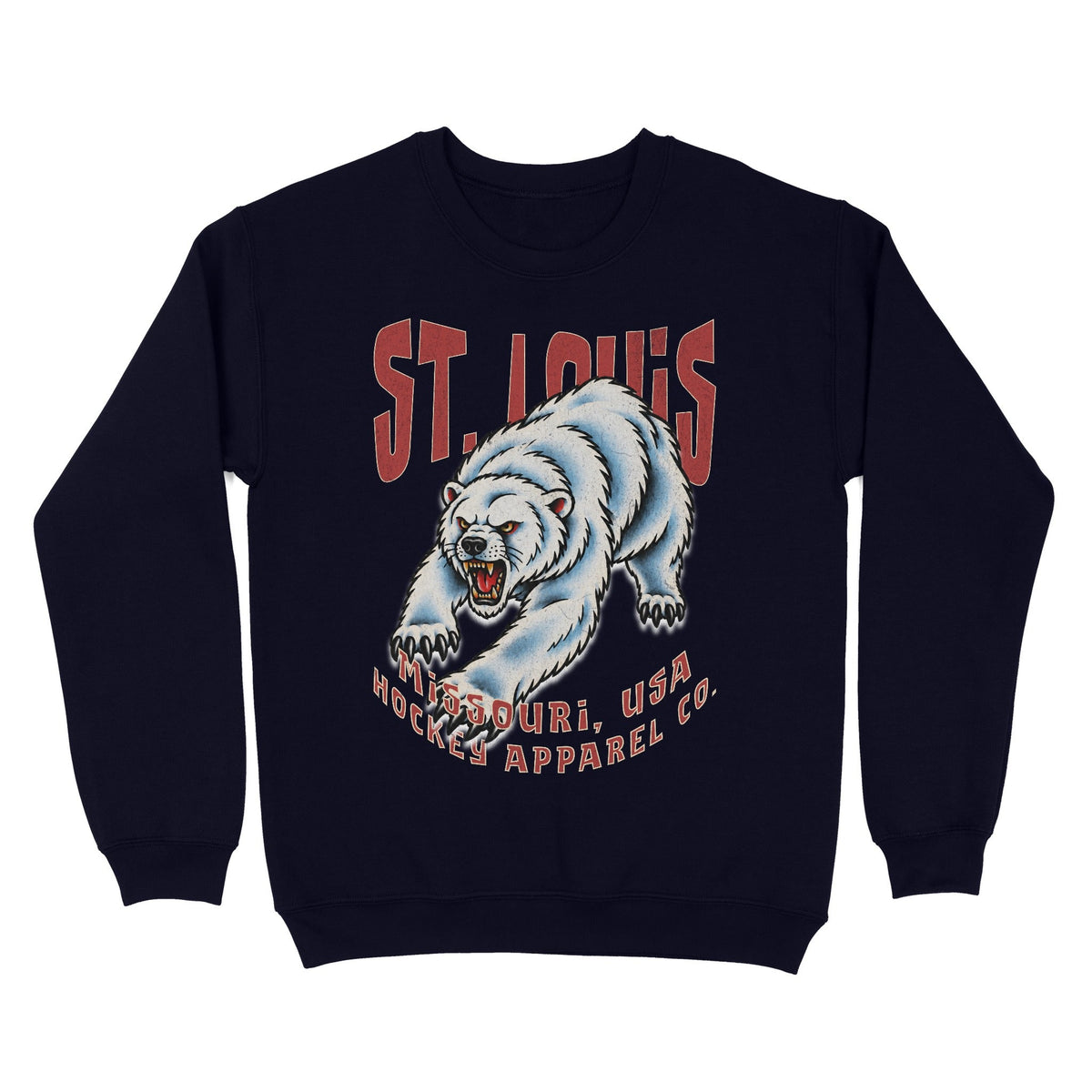 St. Louis Hockey Appl. Crewneck - Old Time Sports