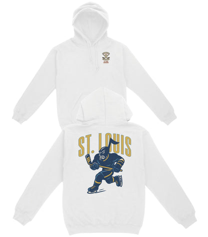 St. Louis Hockey v1 Basic Hoodie
