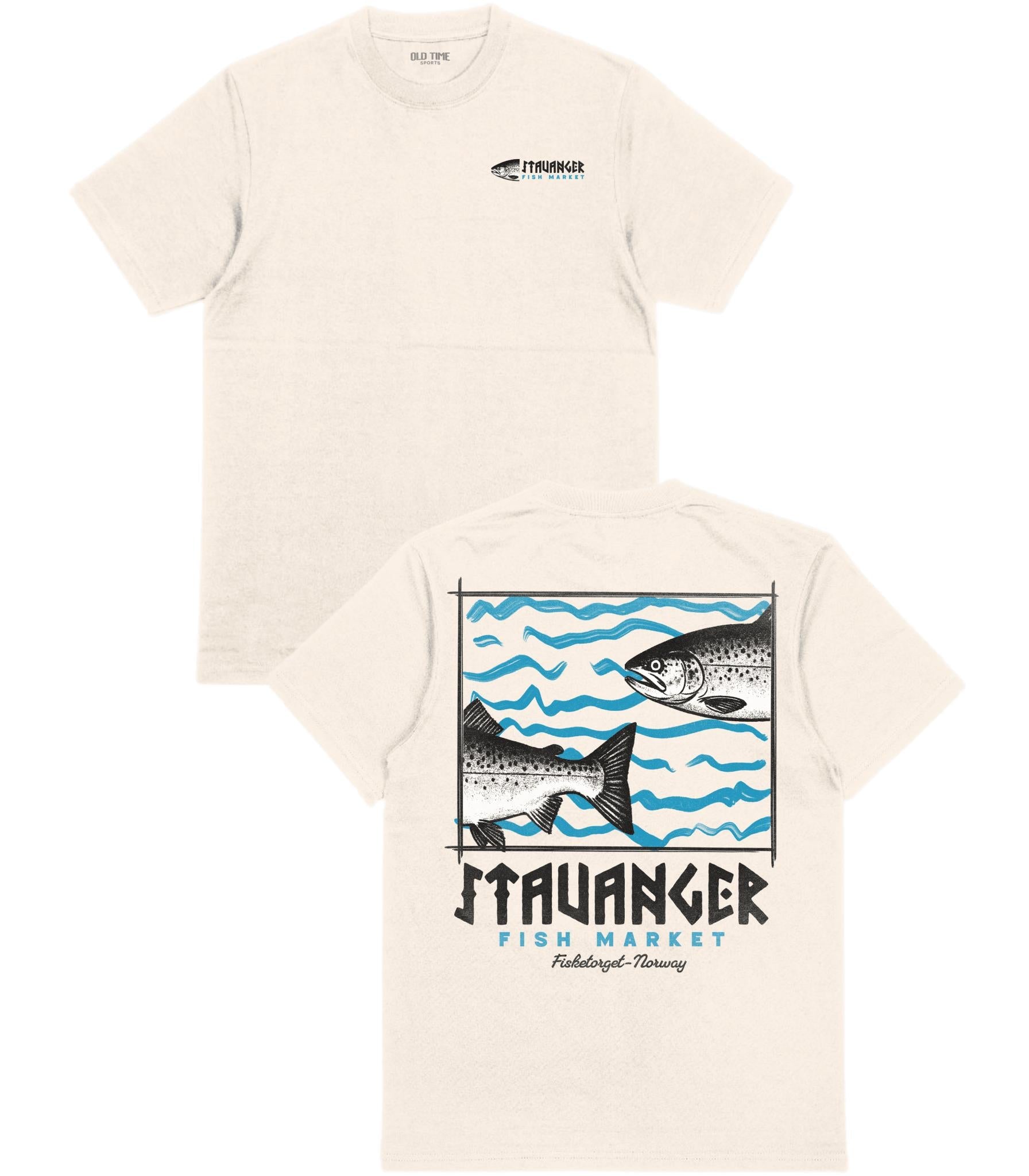 Stavanger Fish Market T-Shirt - Old Time Sports