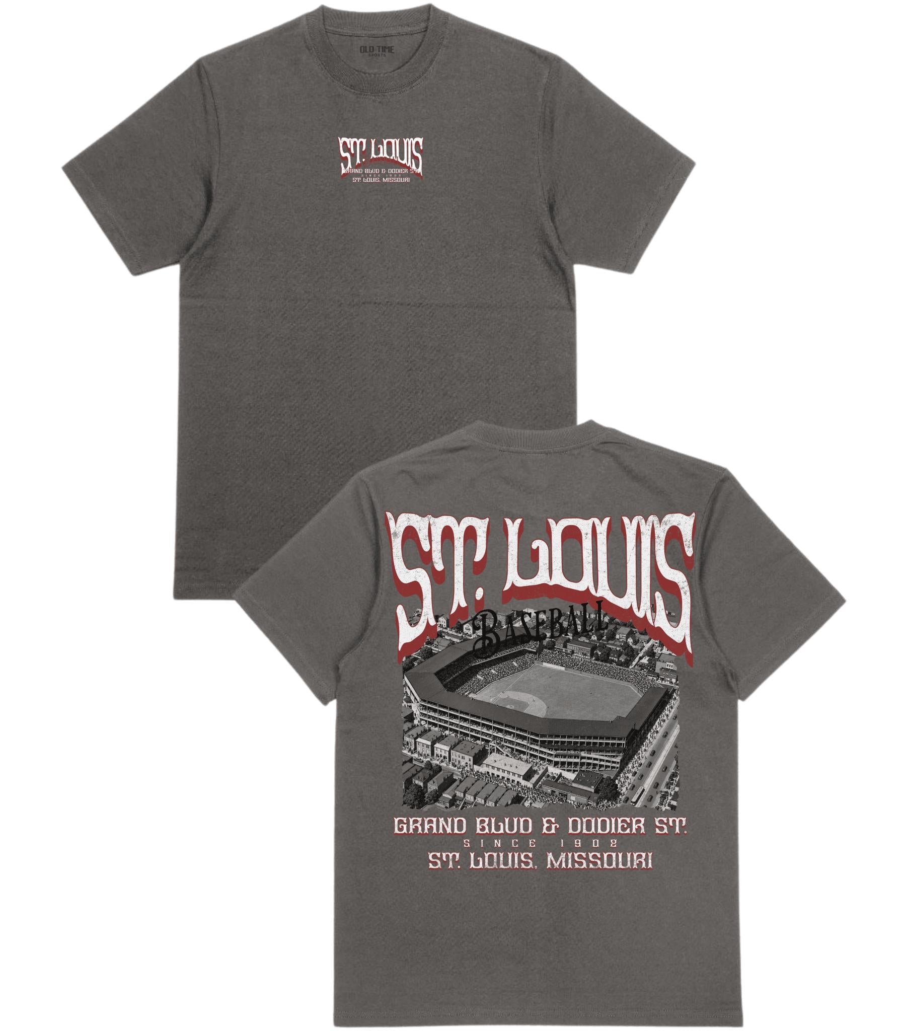 STL Baseball Poster T-Shirt - Old Time Sports