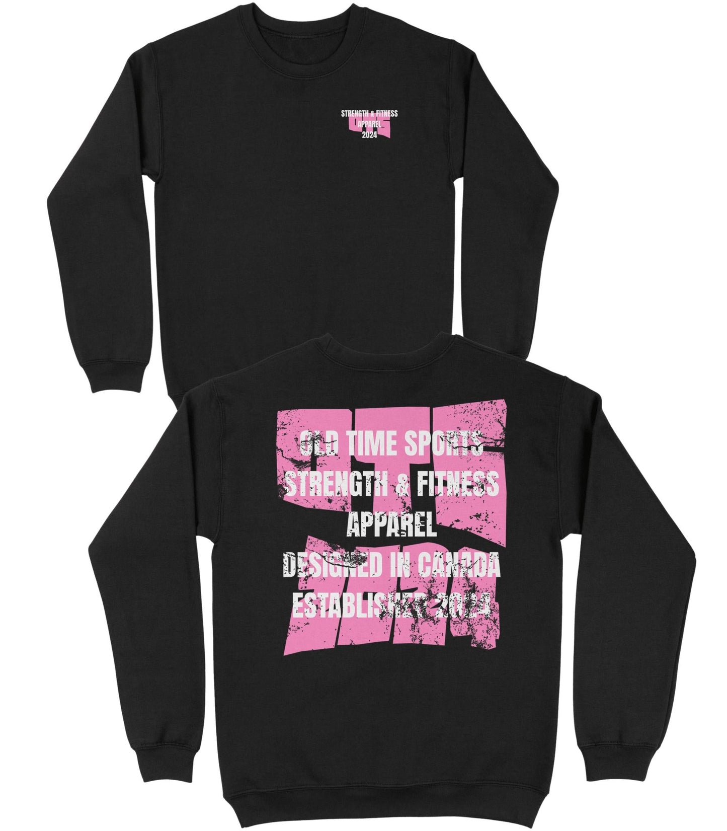 Strength & Fitness Basic Crewneck - Old Time Sports