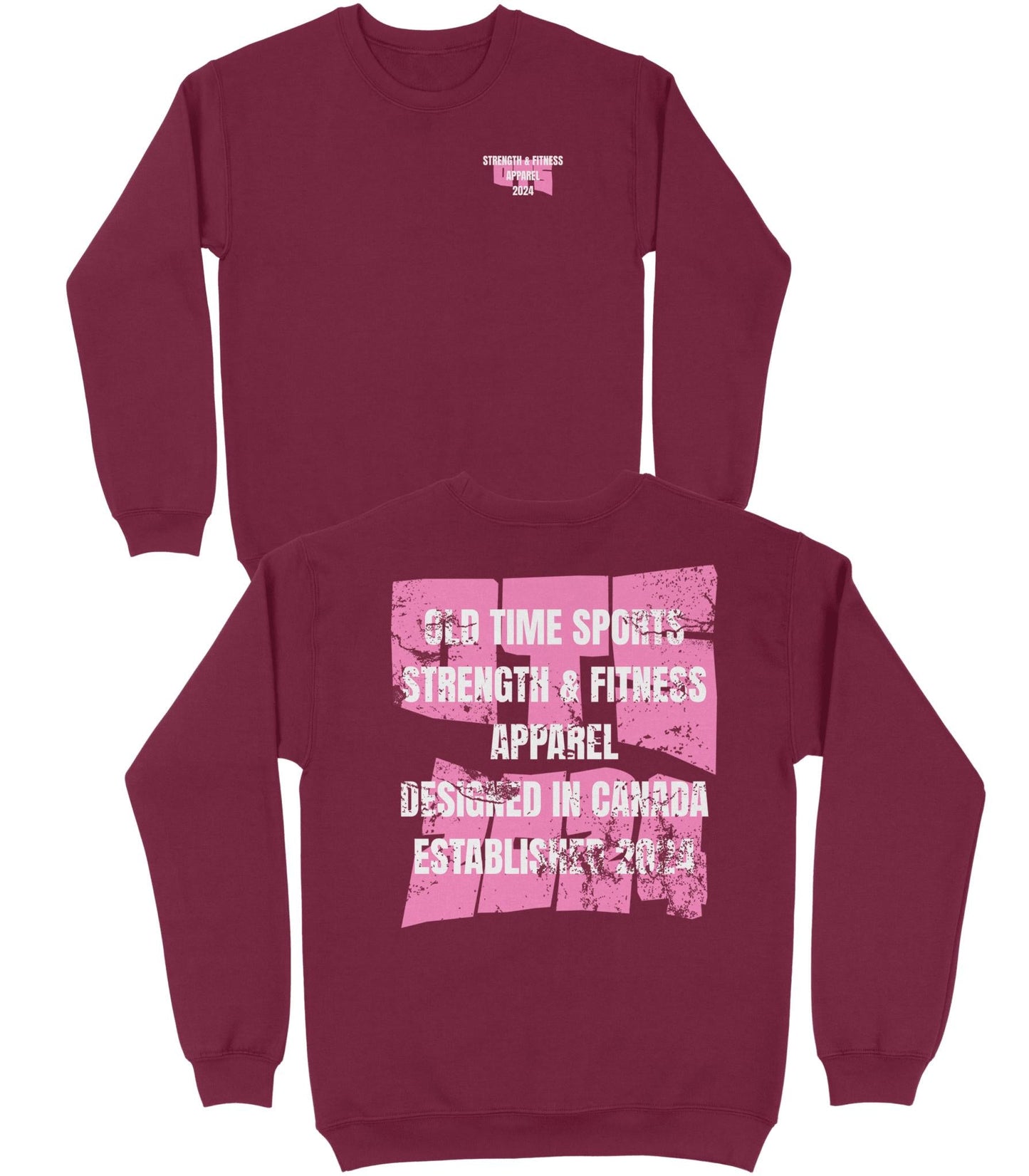 Strength & Fitness Basic Crewneck - Old Time Sports