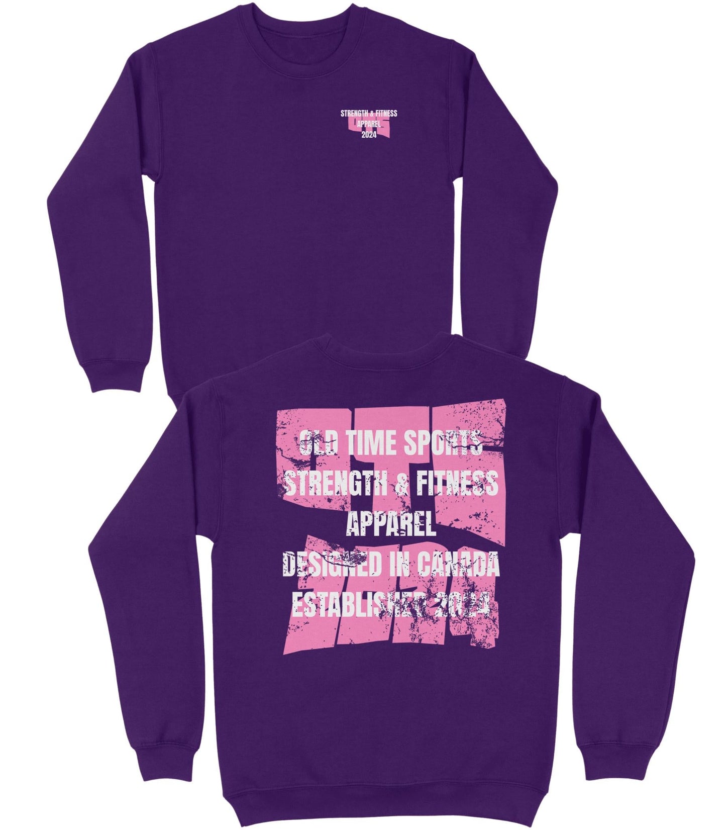 Strength & Fitness Basic Crewneck - Old Time Sports