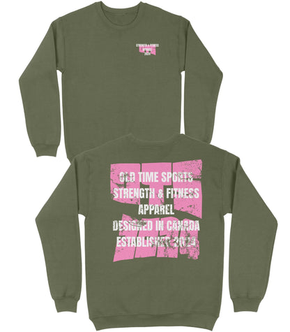 Strength & Fitness Basic Crewneck - Old Time Sports