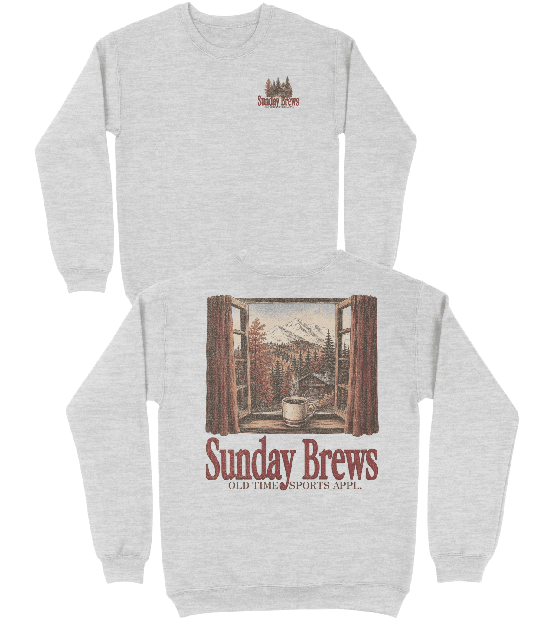 Sunday Brews Basic Crewneck - Old Time Sports