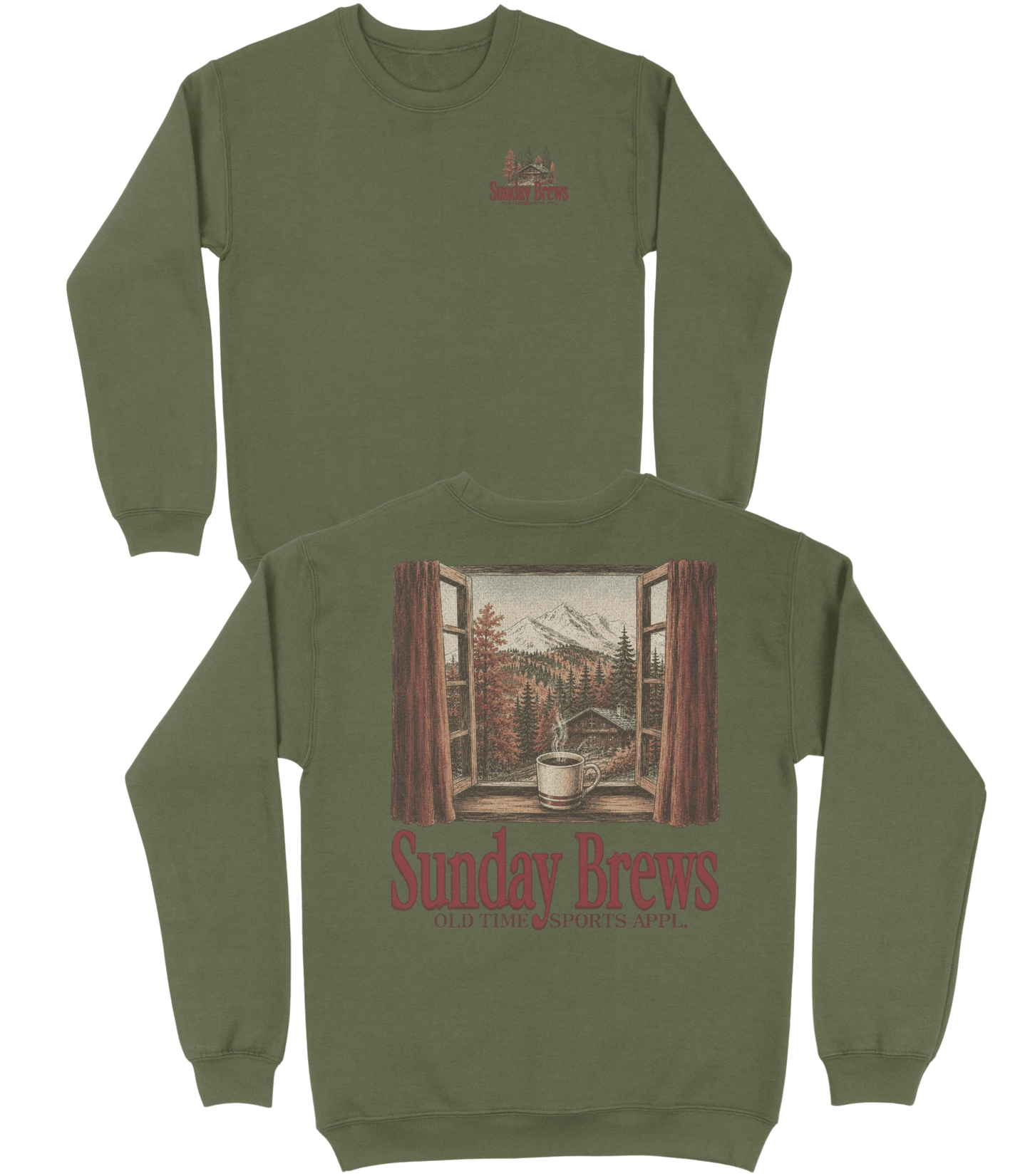 Sunday Brews Basic Crewneck - Old Time Sports