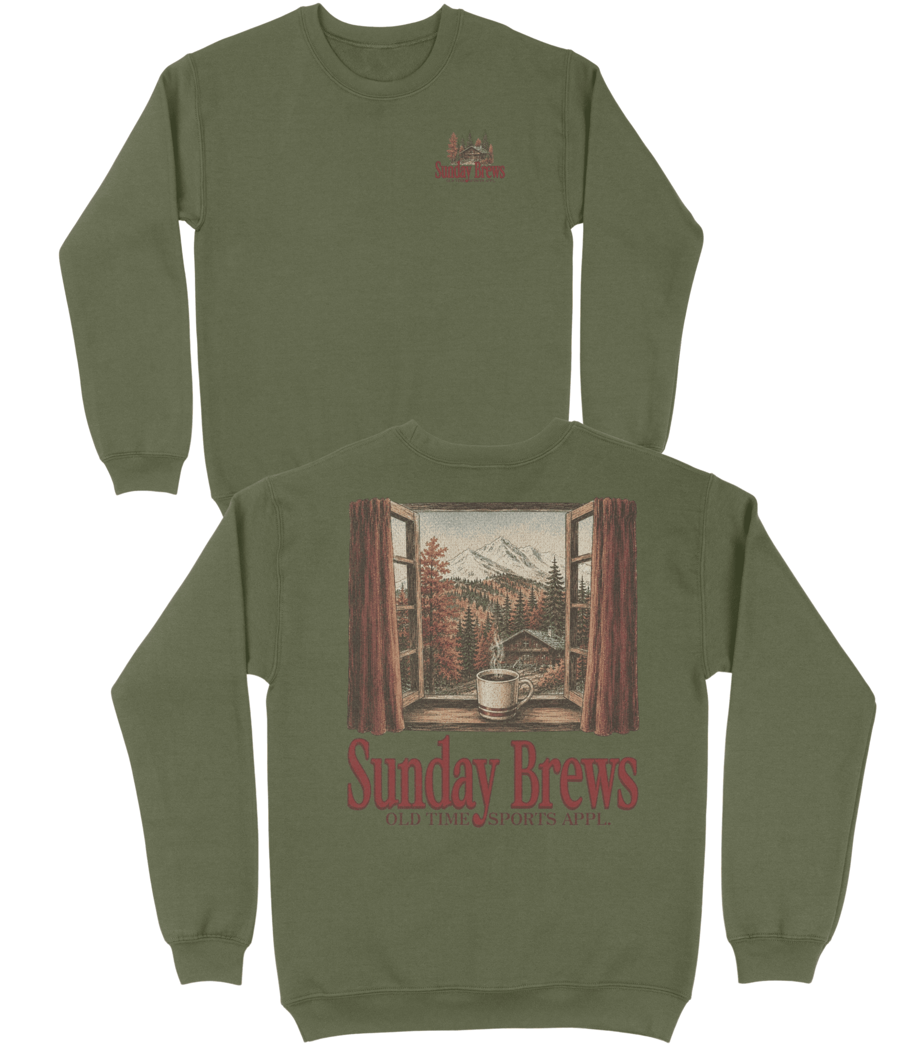 Sunday Brews Basic Crewneck - Old Time Sports