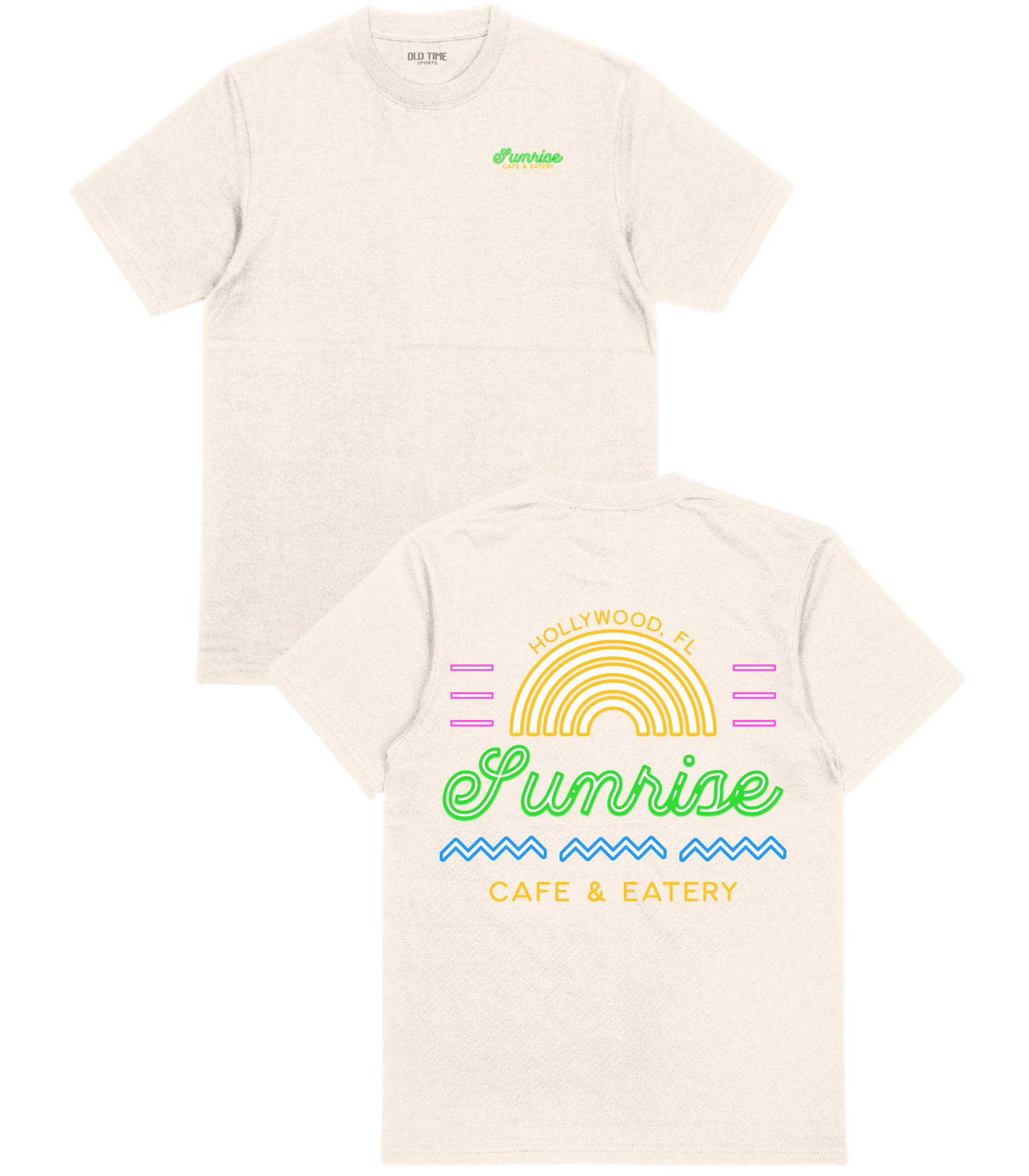 Sunrise Cafe T-Shirt - Old Time Sports