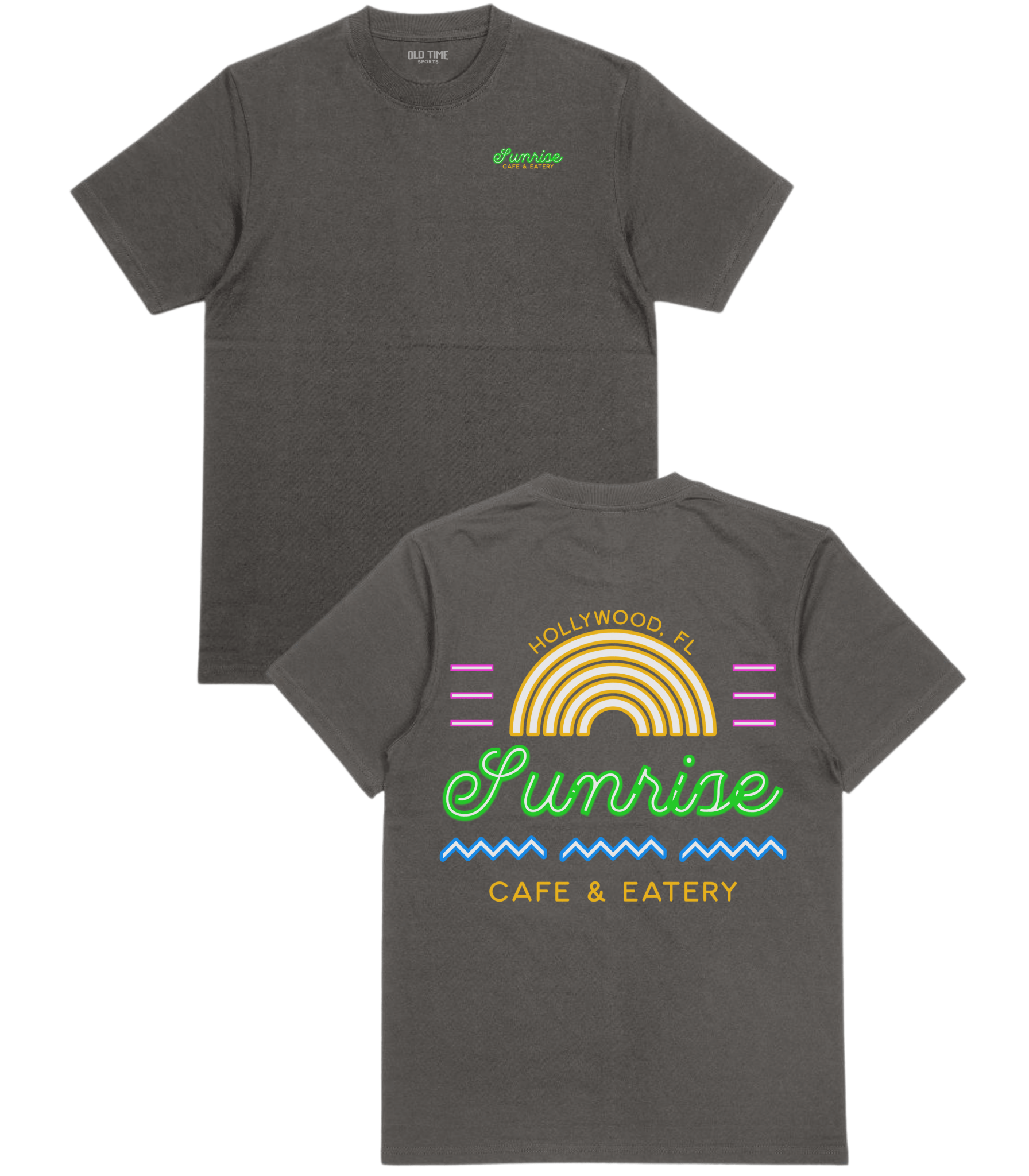 Sunrise Cafe T-Shirt - Old Time Sports