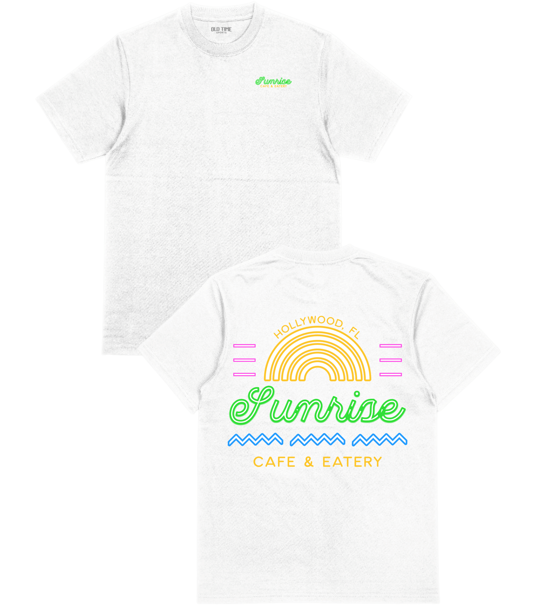 Sunrise Cafe T-Shirt - Old Time Sports