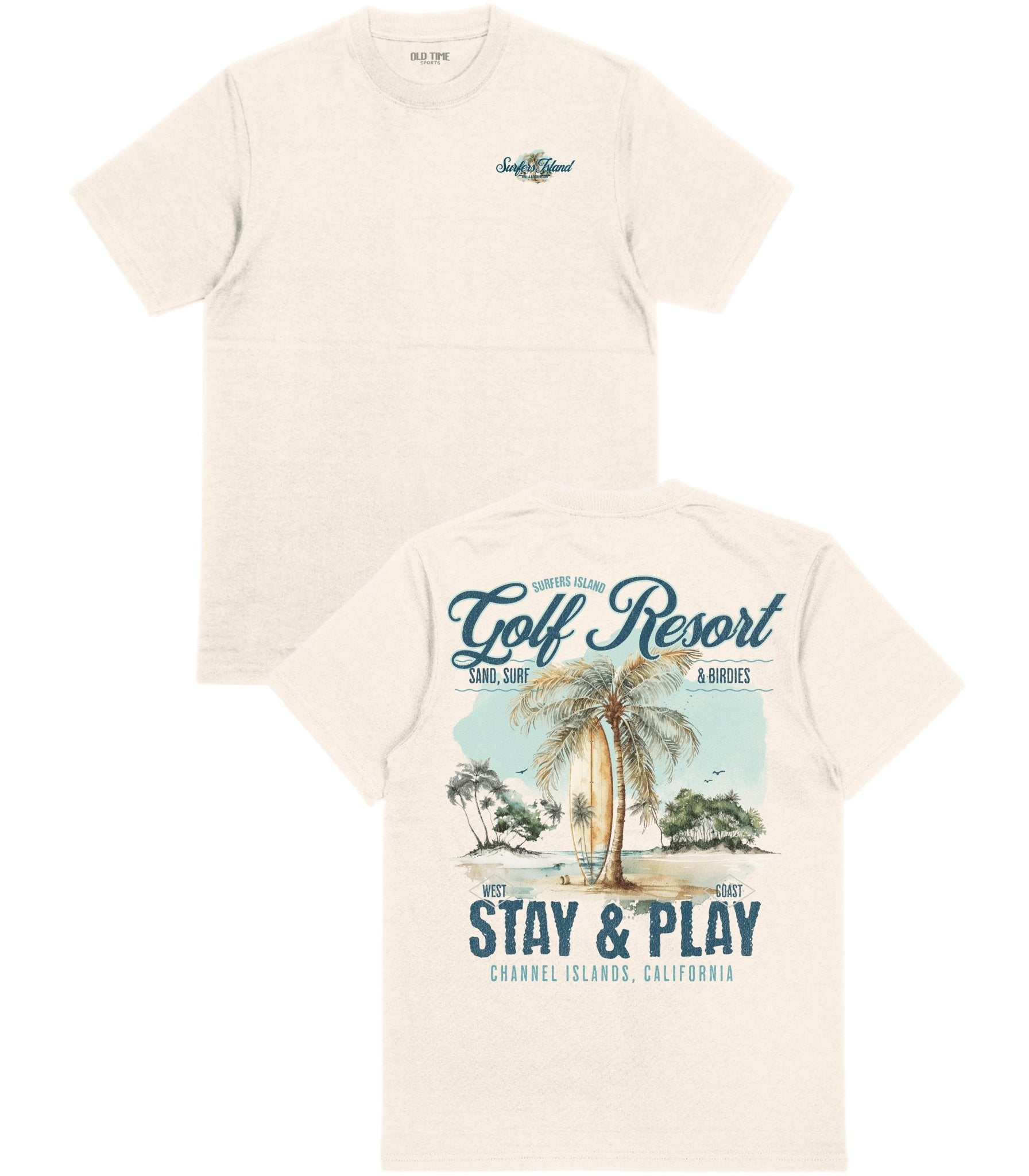 Surfers Island Golf T-Shirt - Old Time Sports