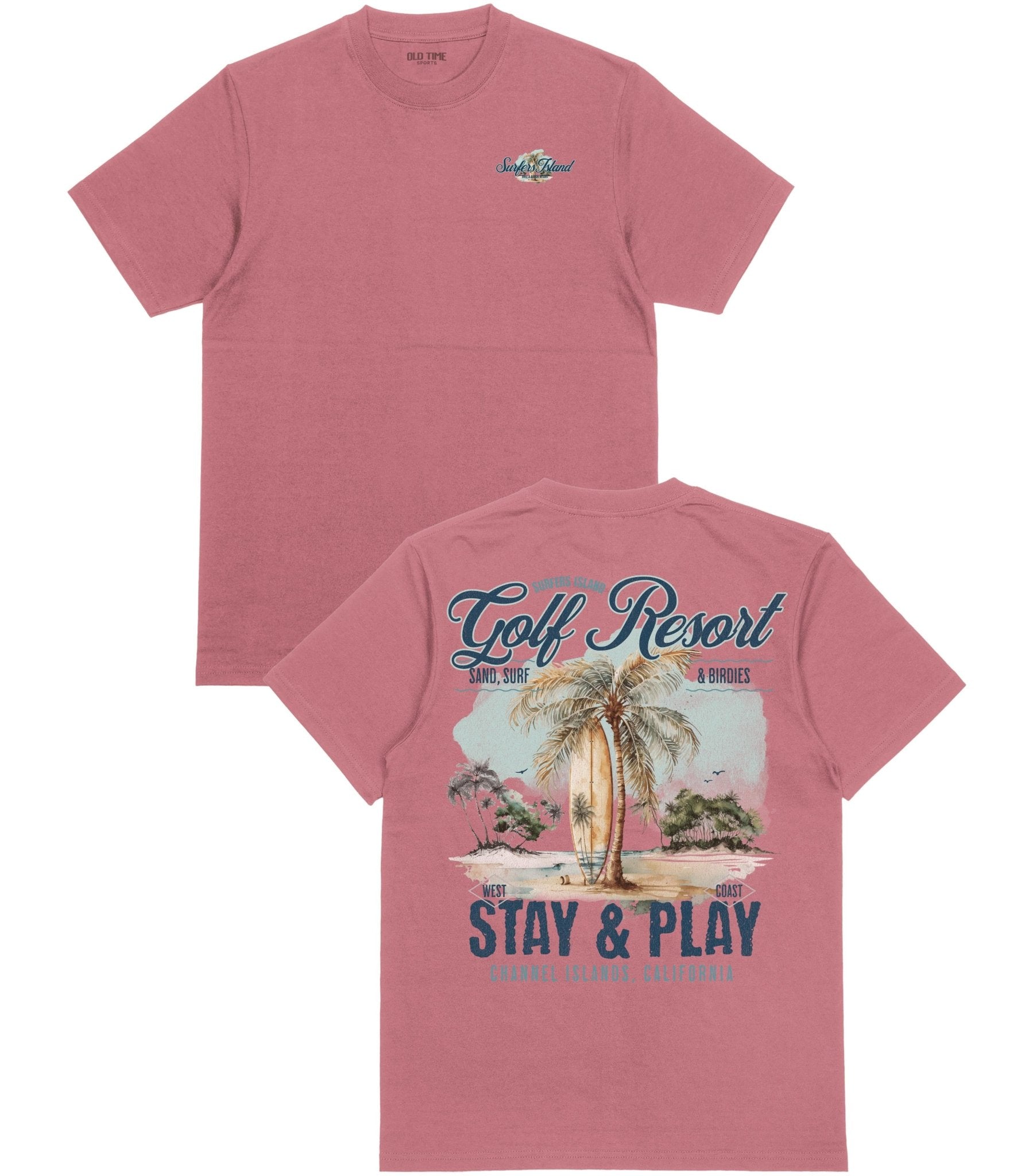 Surfers Island Golf T-Shirt - Old Time Sports