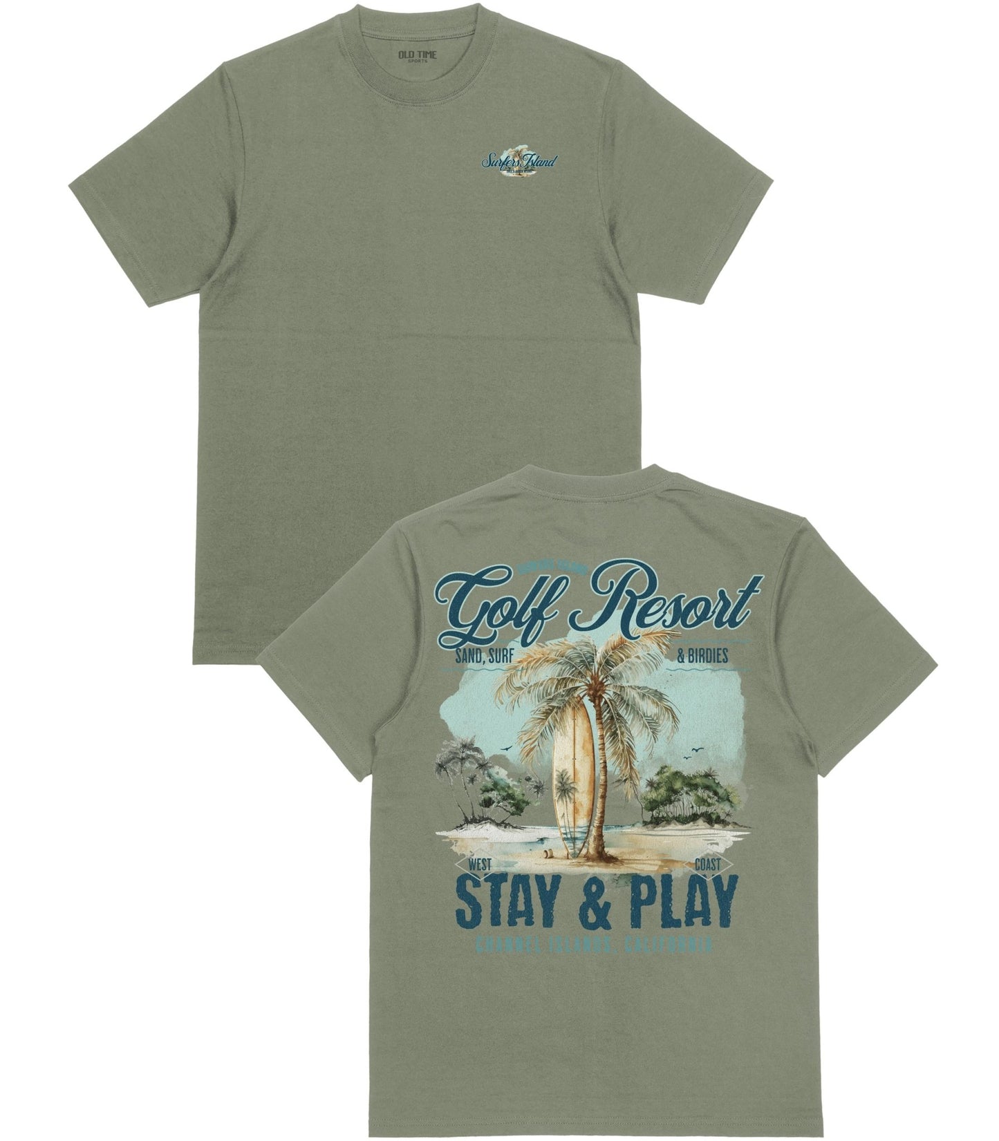 Surfers Island Golf T-Shirt - Old Time Sports