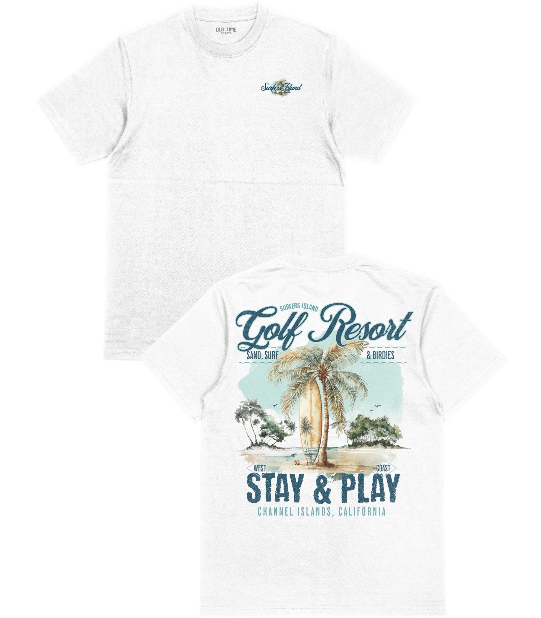 Surfers Island Golf T-Shirt - Old Time Sports