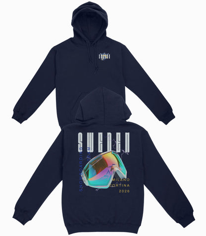 Sweden Snowboarding Basic Hoodie