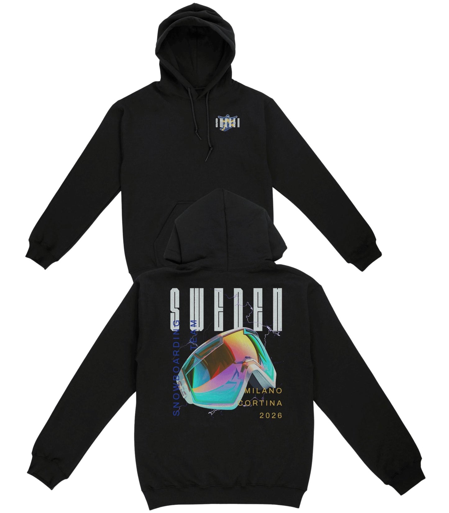 Sweden Snowboarding Basic Hoodie