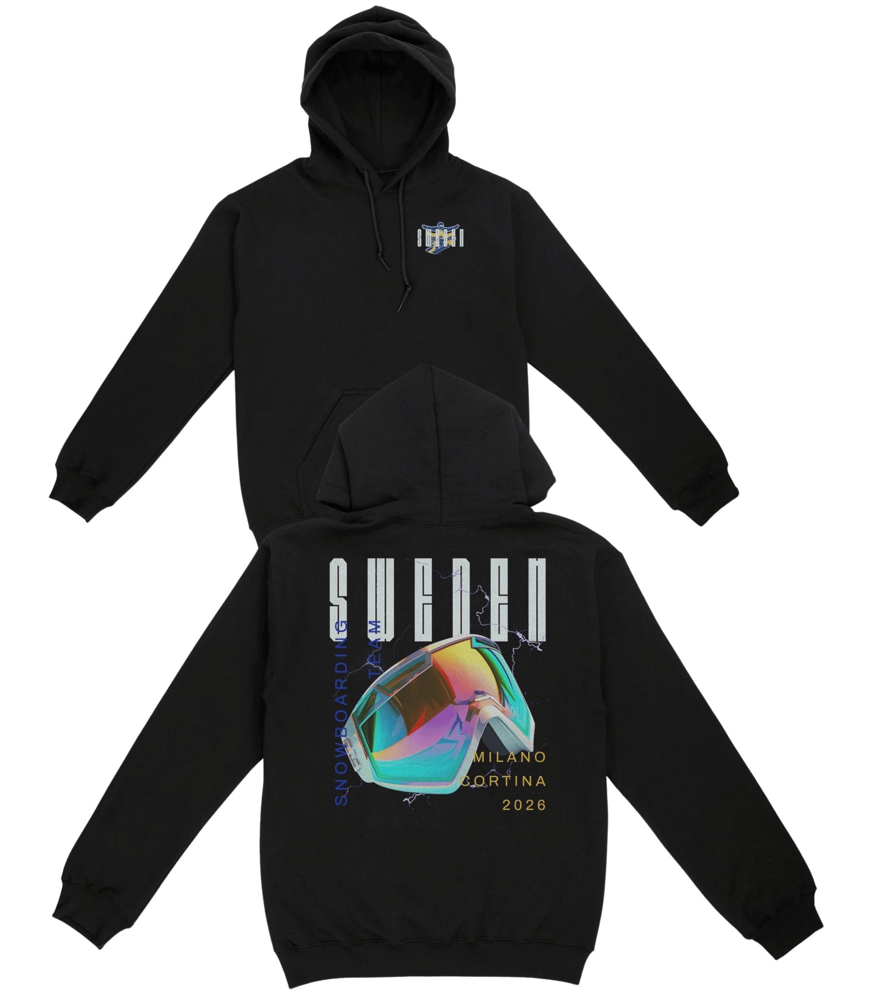 Sweden Snowboarding Basic Hoodie
