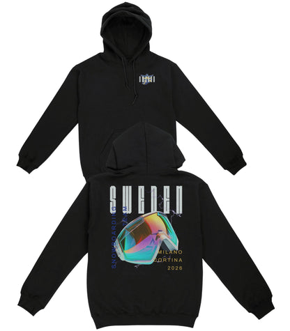 Sweden Snowboarding Basic Hoodie