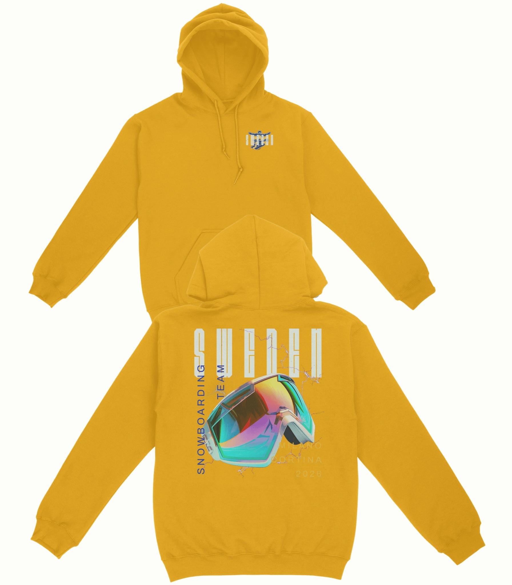 Sweden Snowboarding Basic Hoodie