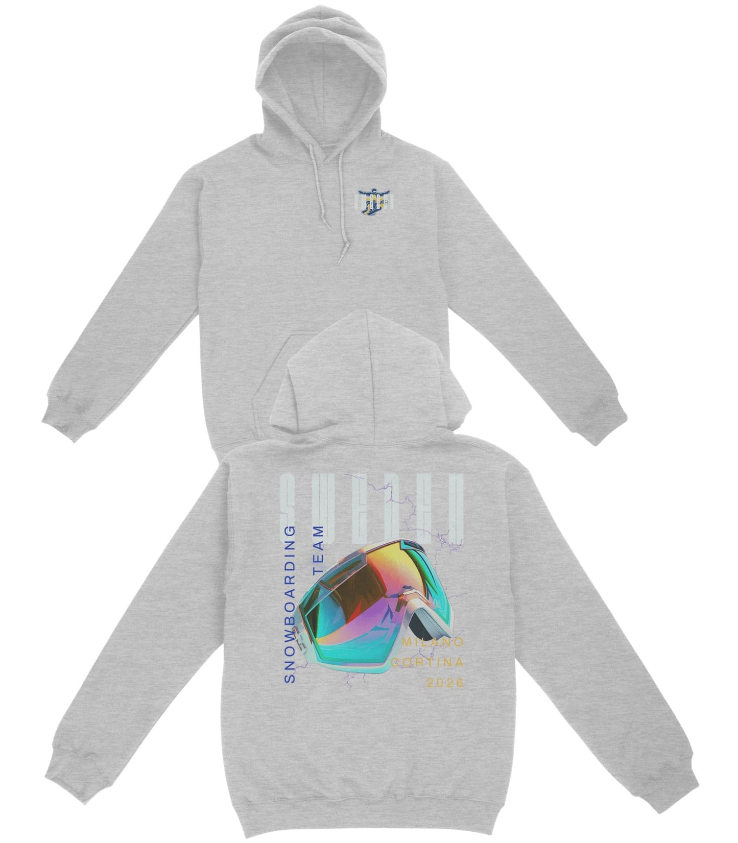 Sweden Snowboarding Basic Hoodie