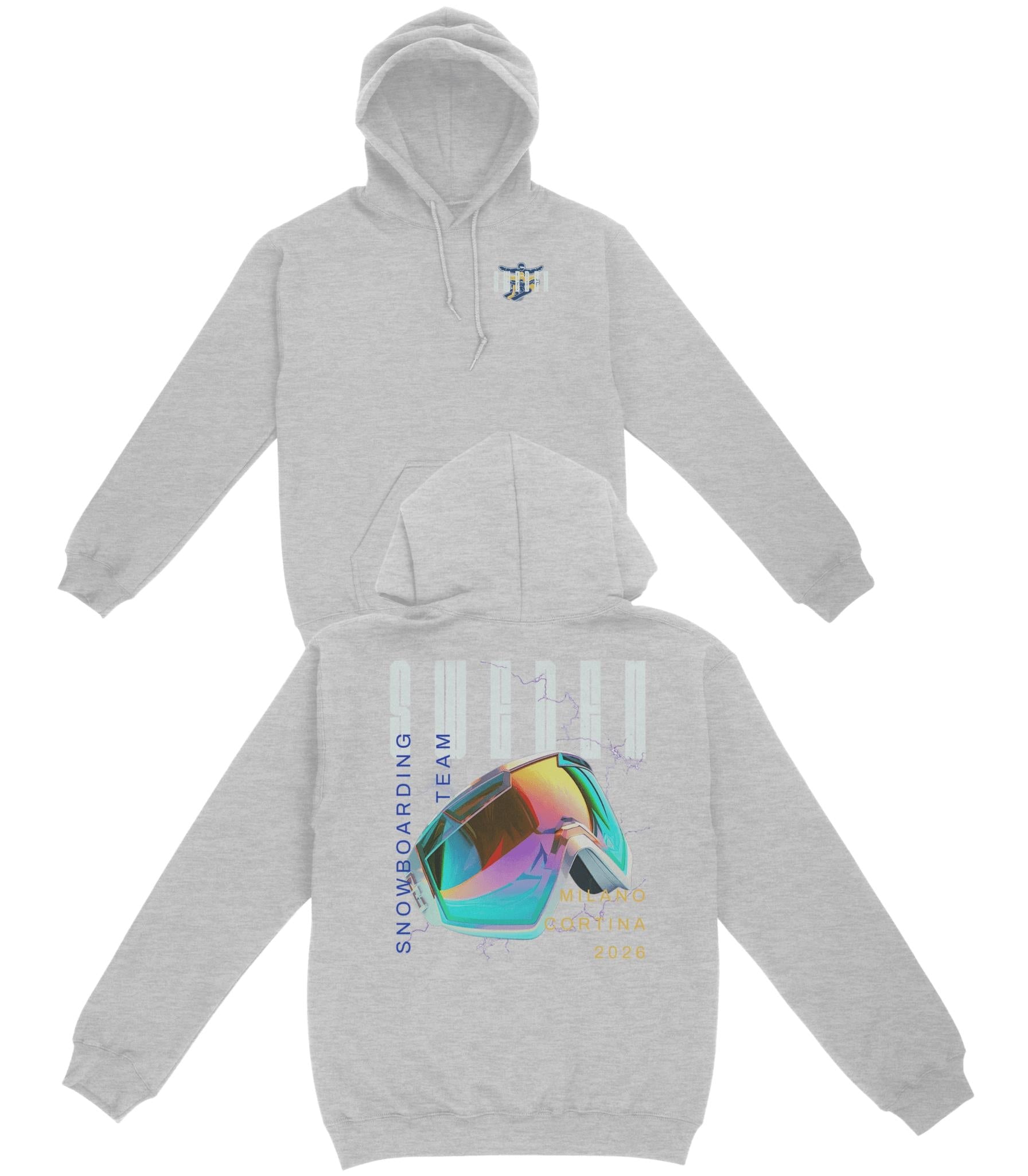 Sweden Snowboarding Basic Hoodie